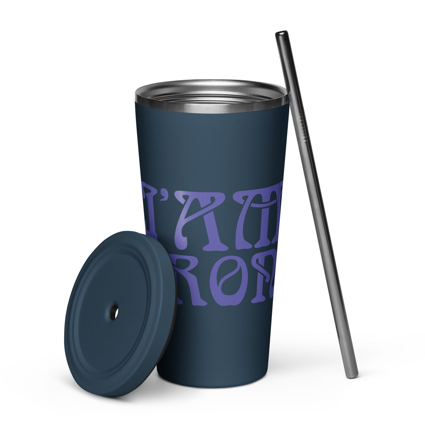 “I’AM STRONG” Insulated Tumbler W/Purple Font
