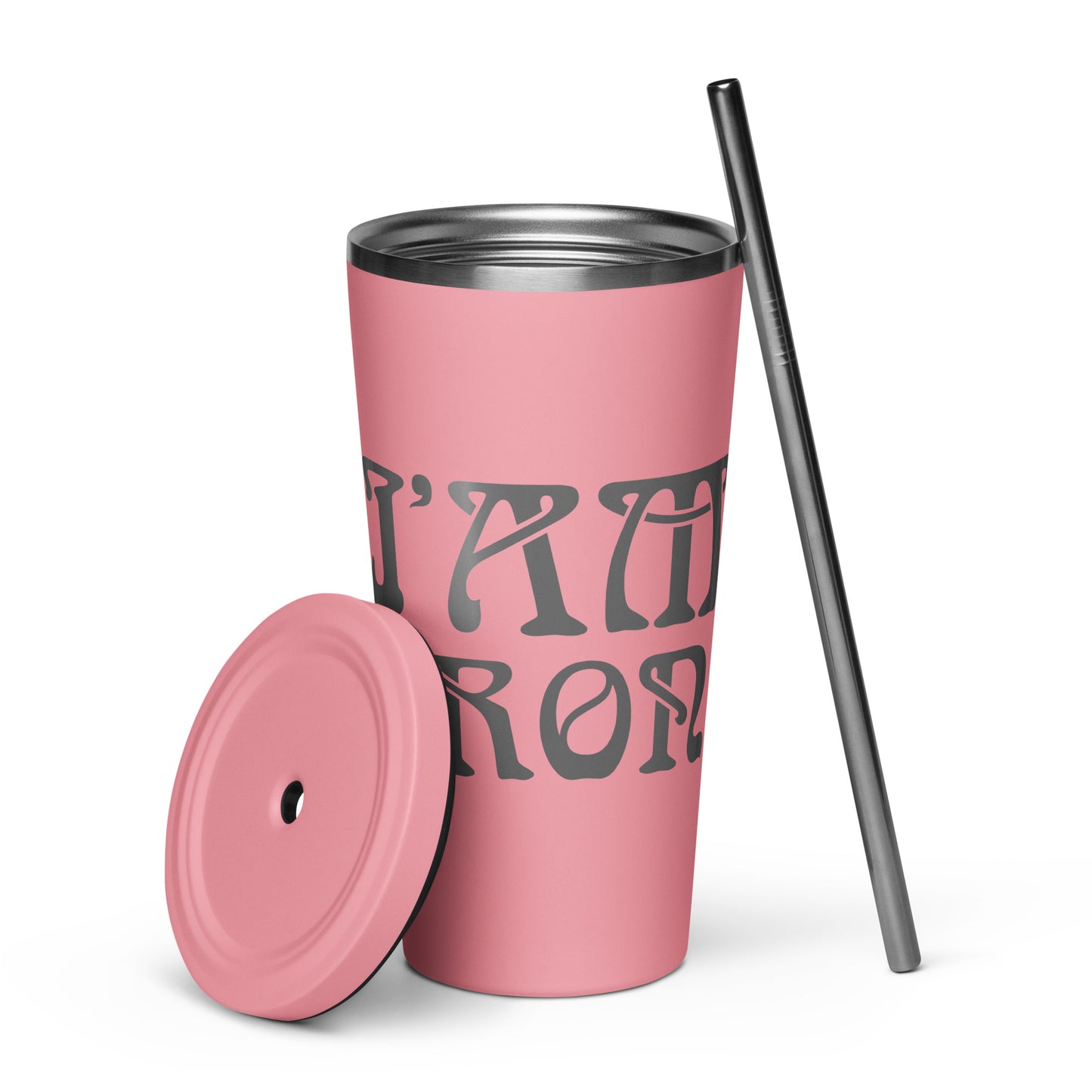 “I’AM STRONG” Insulated tumbler W/Grey Font