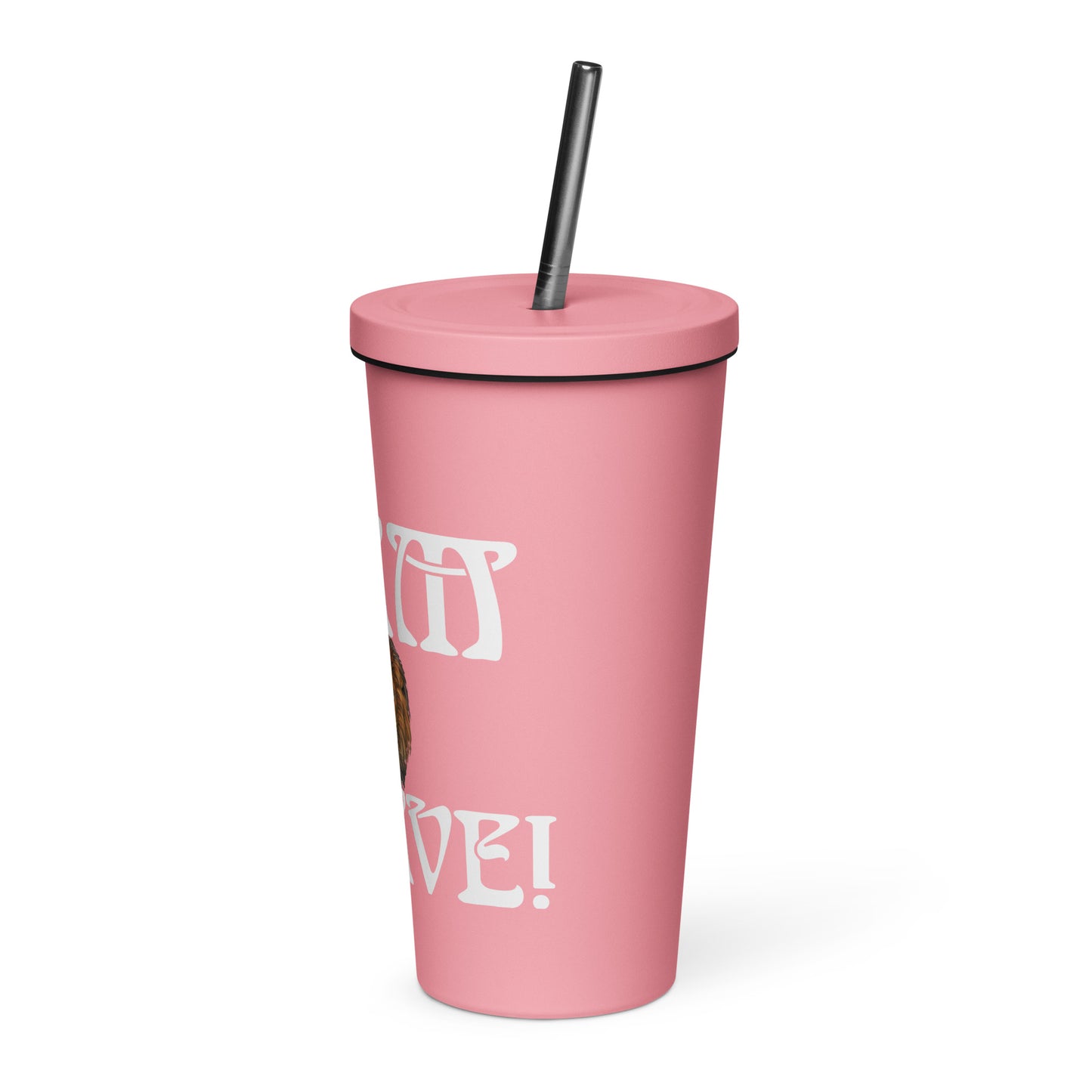 “I’AM BRAVE!”Insulated Tumbler W/White Font