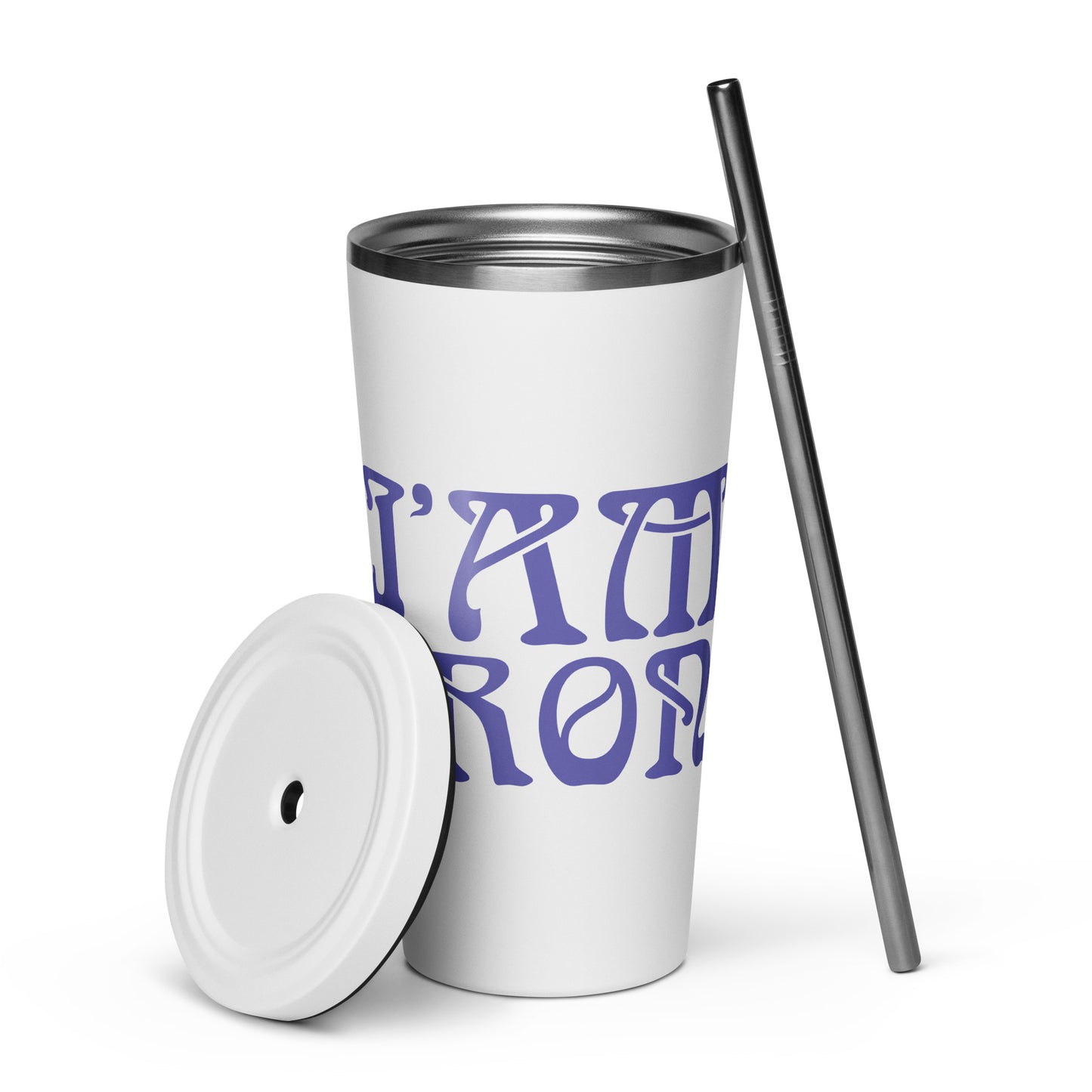 “I’AM STRONG” Insulated Tumbler W/Purple Font