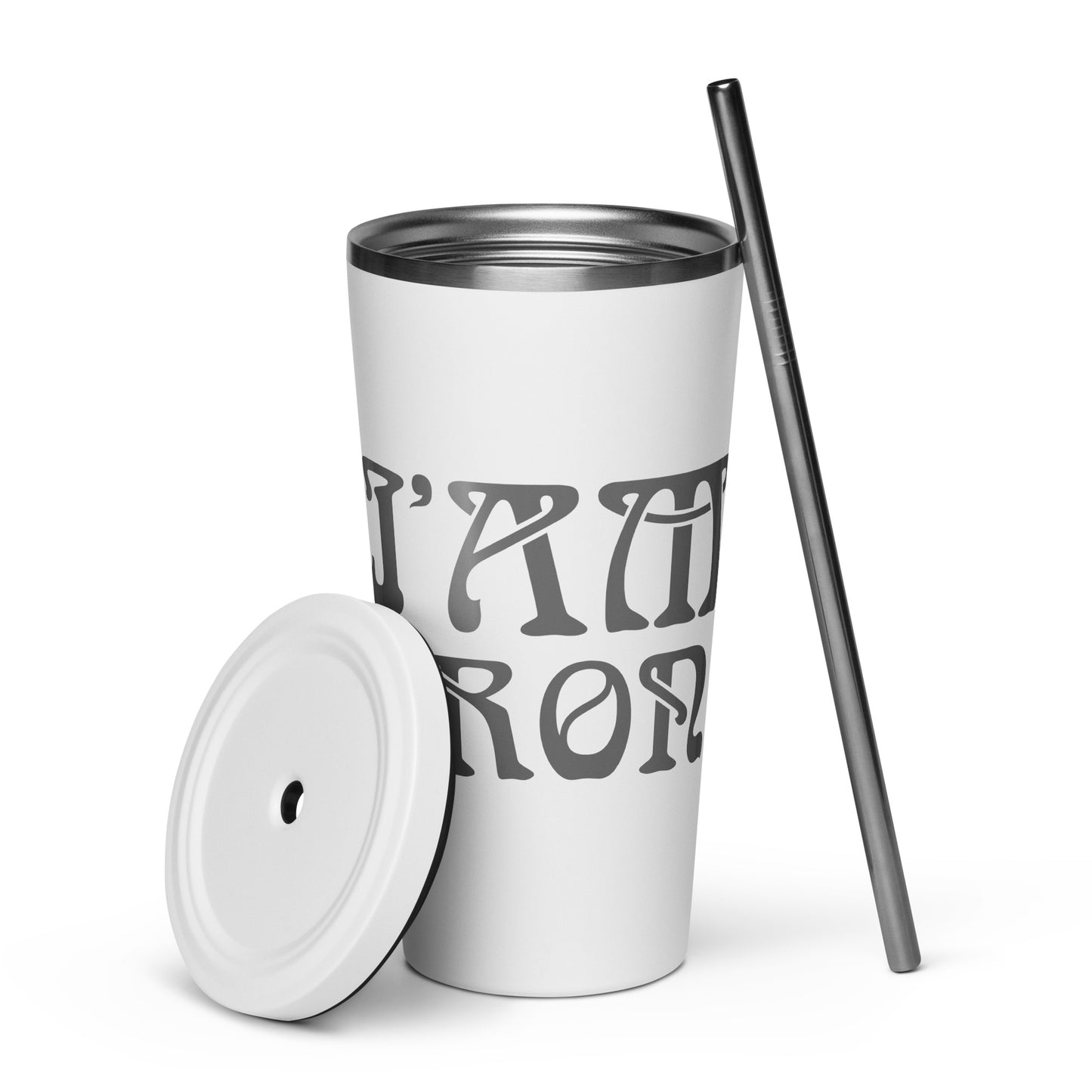 “I’AM STRONG” Insulated tumbler W/Grey Font