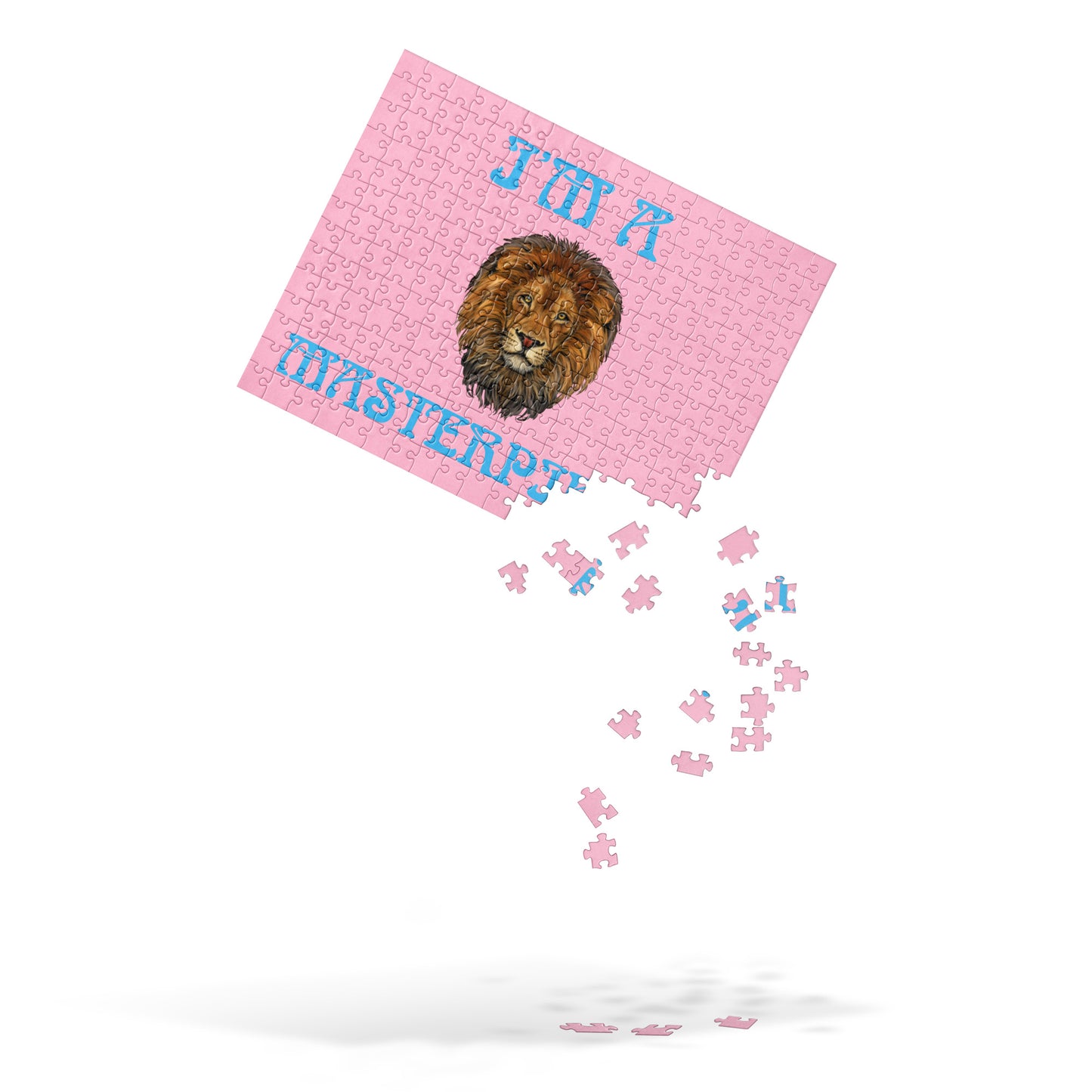“I’M A MASTERPIECE!”Cotton Candy Jigsaw Puzzle W/SkyBlue Font