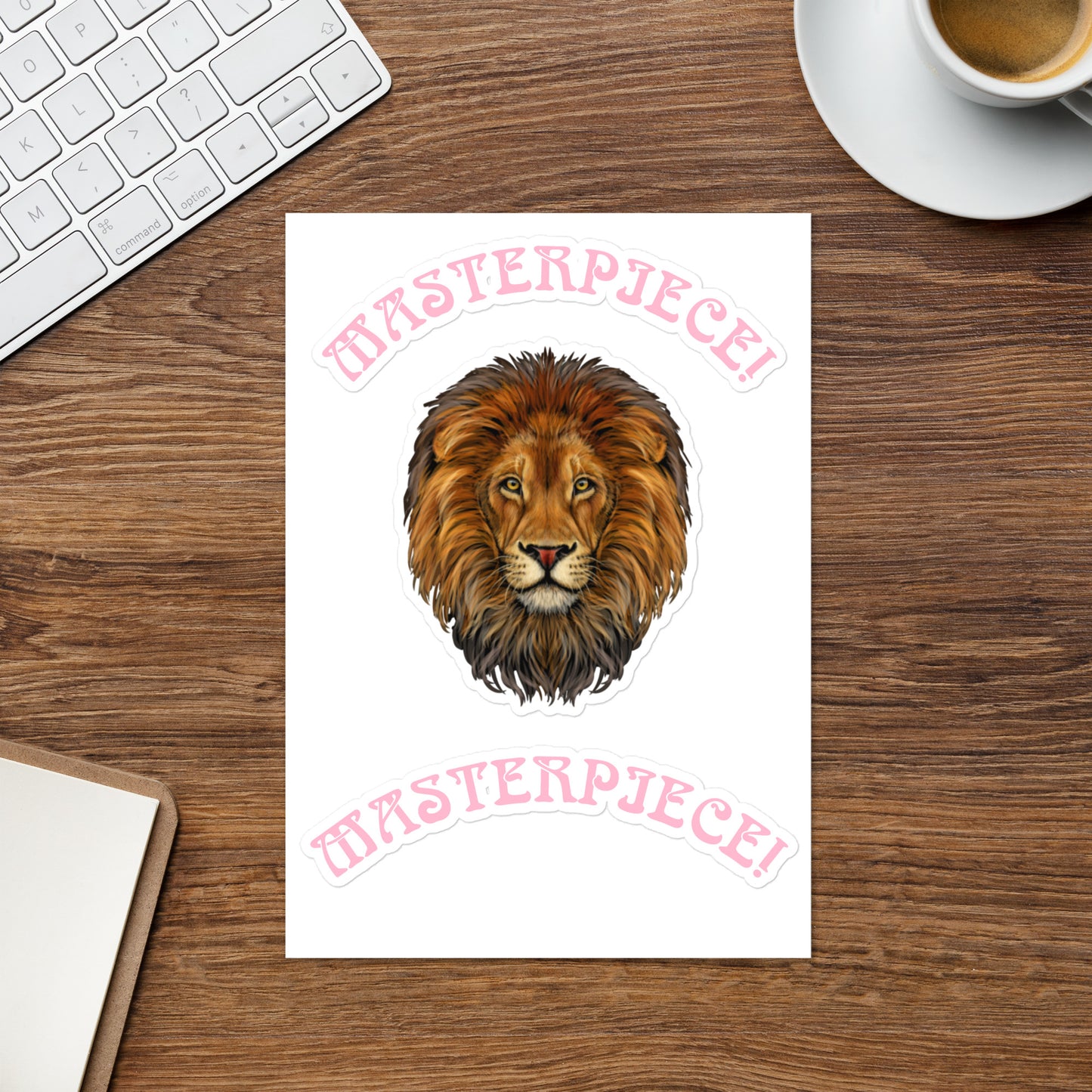 “MASTERPIECE!”Sticker Sheet W/Cotton Candy Font