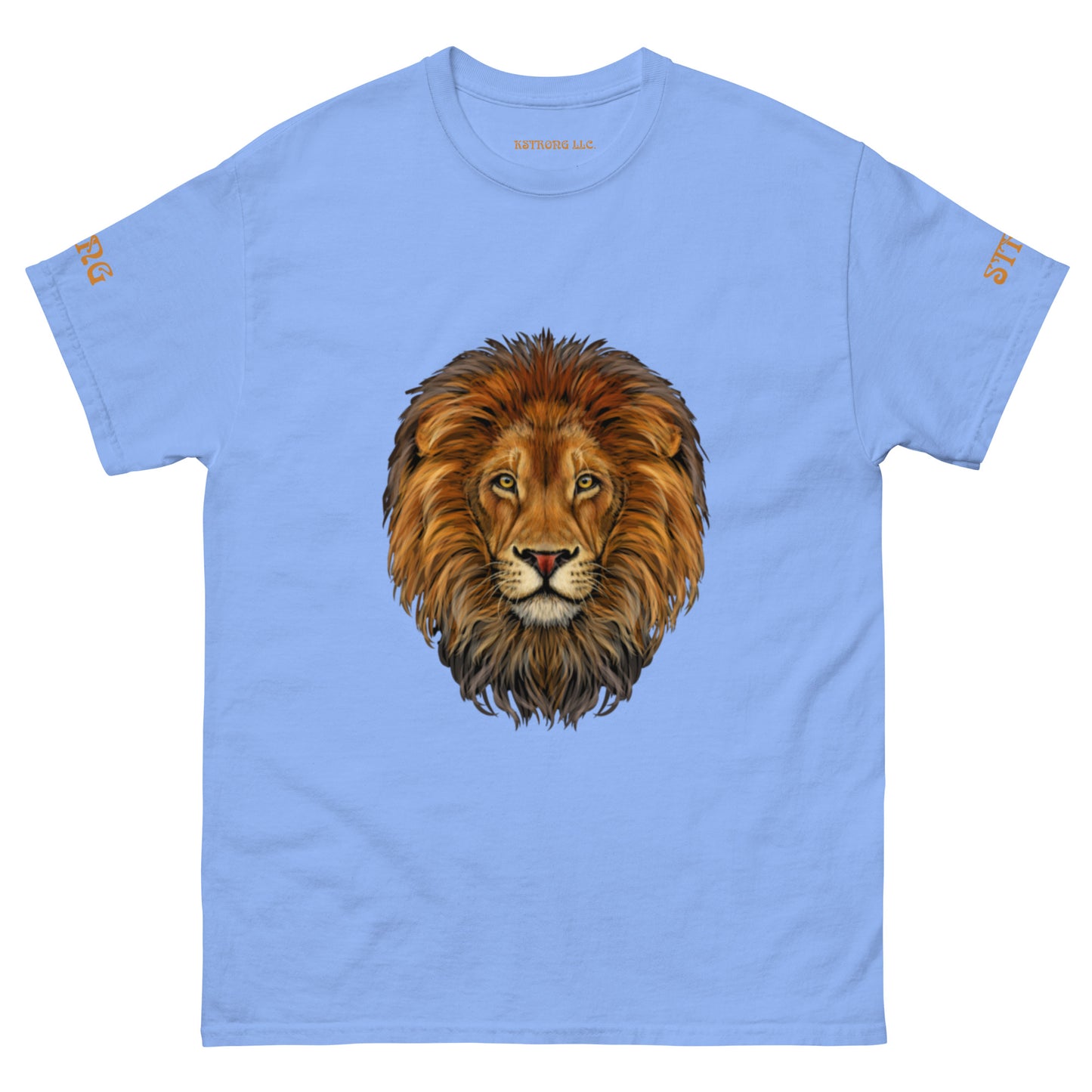 “STRONG”LION Men's Classic Tee W/Bronze Font