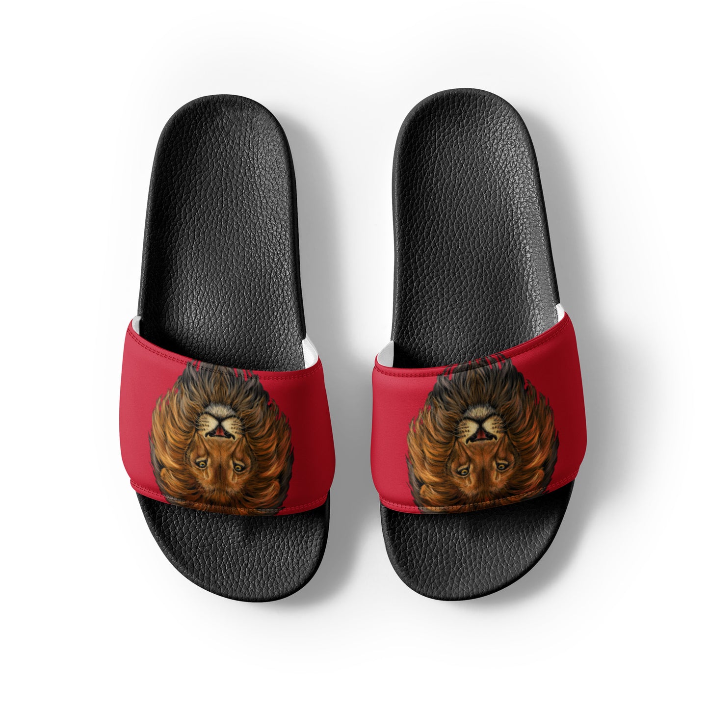 "Lion"Red Men’s Slides