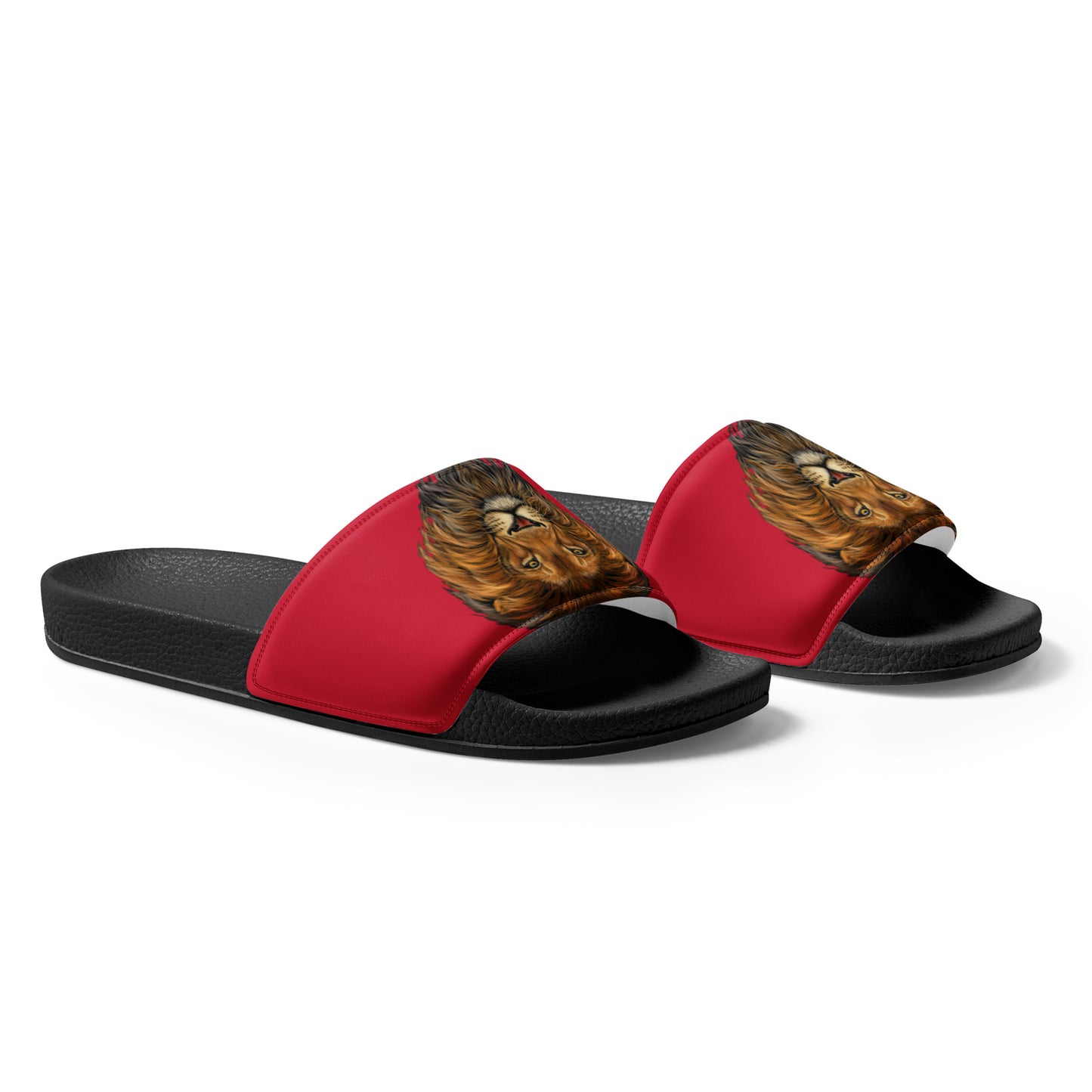 "Lion"Red Men’s Slides