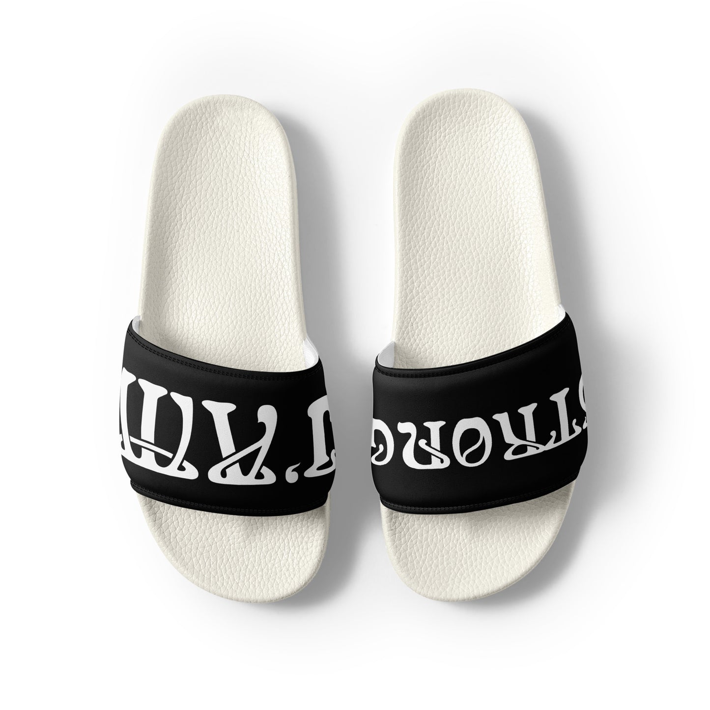 “I’AM STRONG” Black Men’s Slides W/White Font