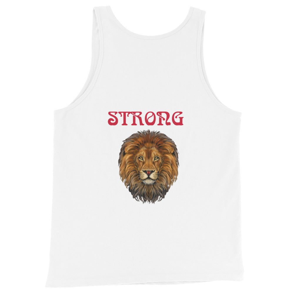 “STRONG”Men’s Tank Top W/Red Font