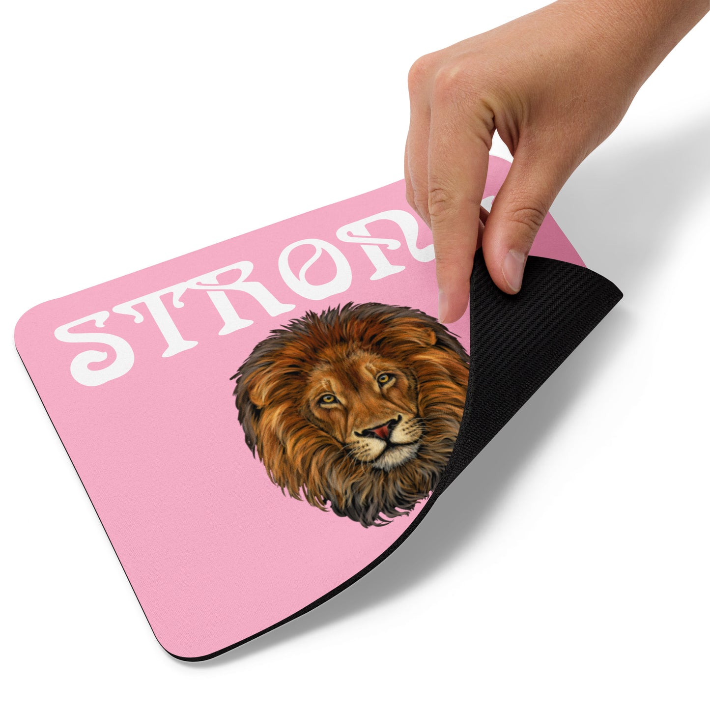 “STRONG”Cotton Candy Mouse Pad W/White Font