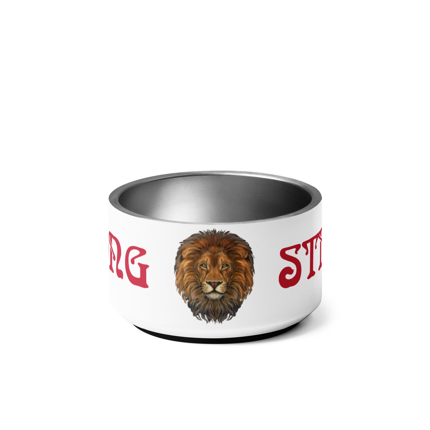 “STRONG” Pet Bowl W/Red Font