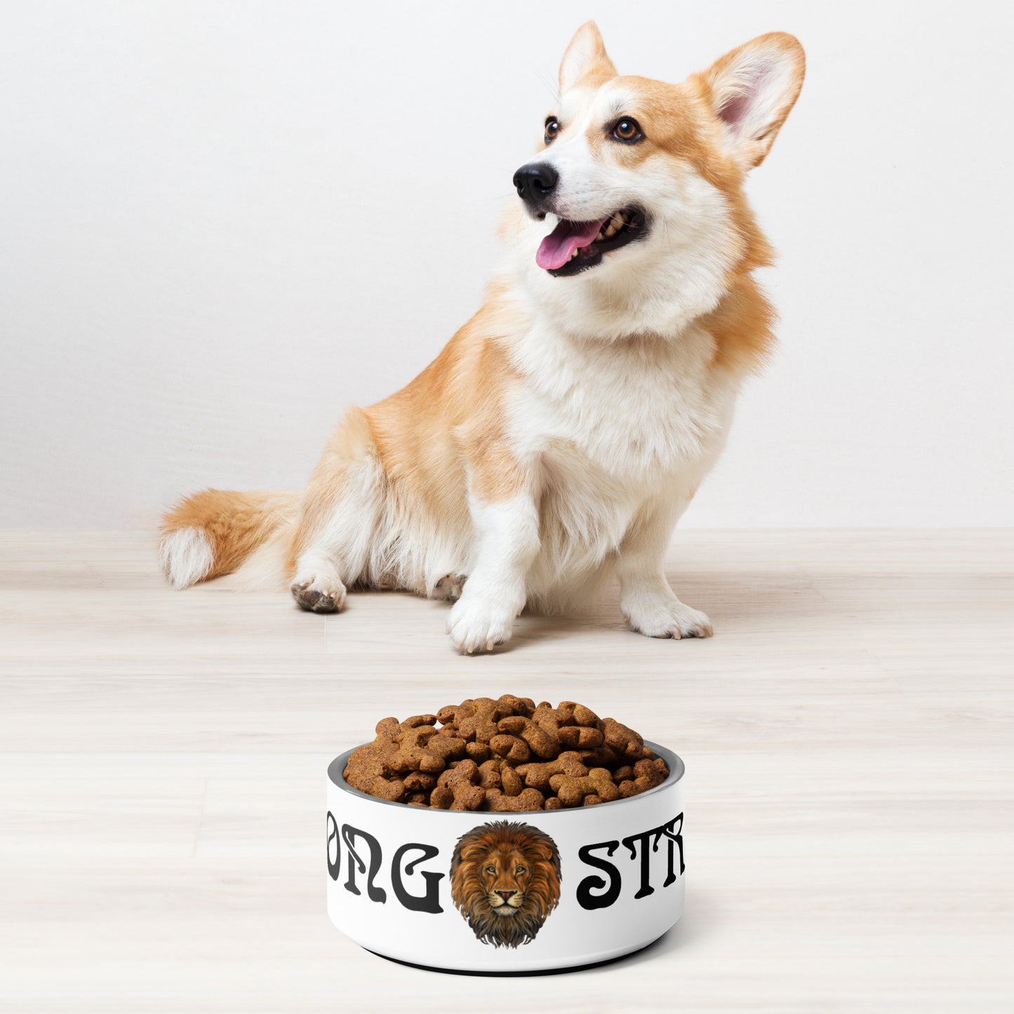“STRONG” Pet Bowl W/Black Font