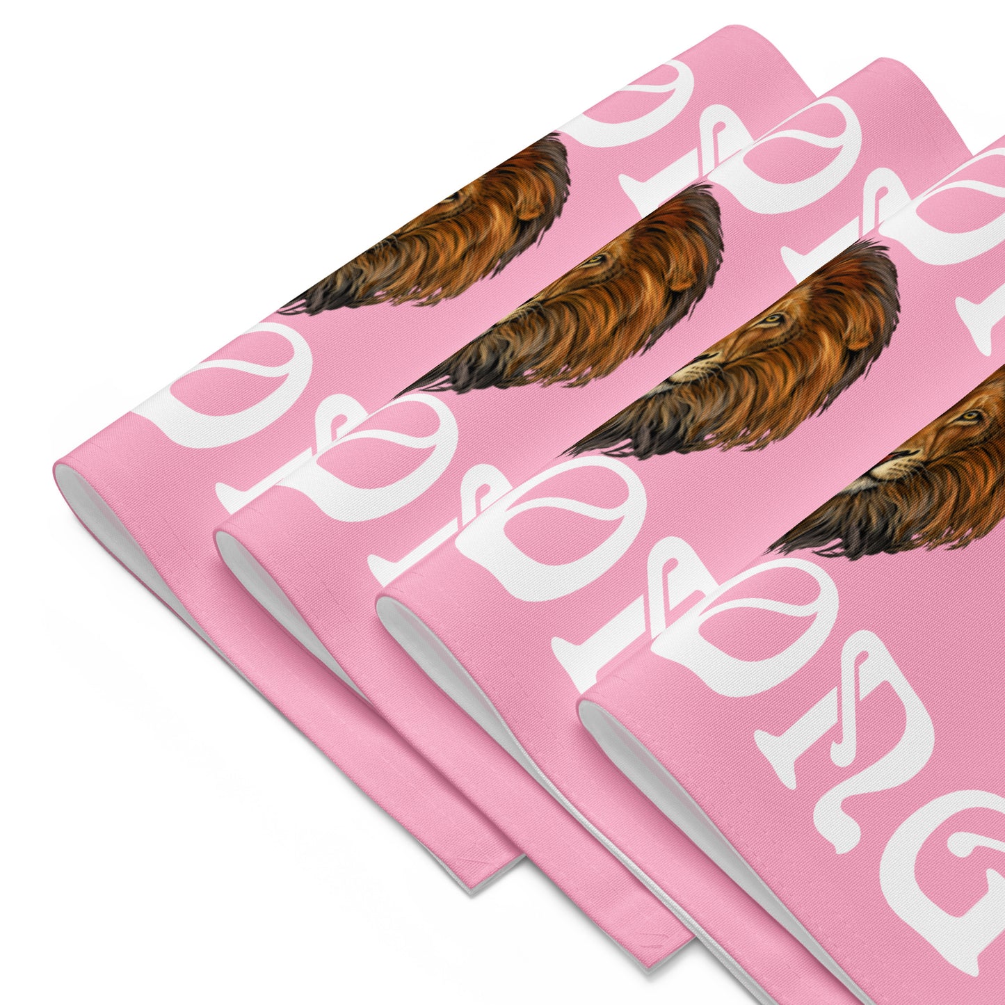 “STRONG”Cotton Candy Placemat Set W/White Font