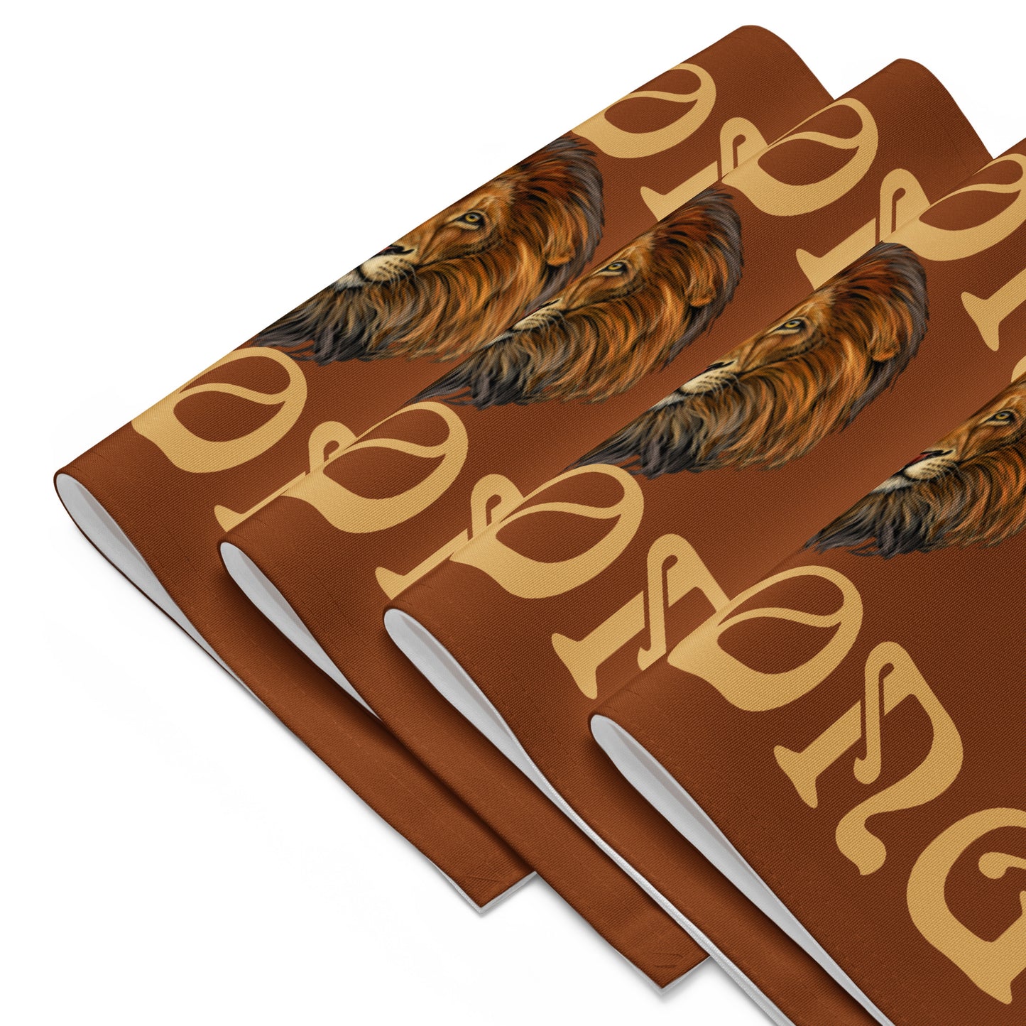 “STRONG”Brown Placemat Set W/Fawn Font