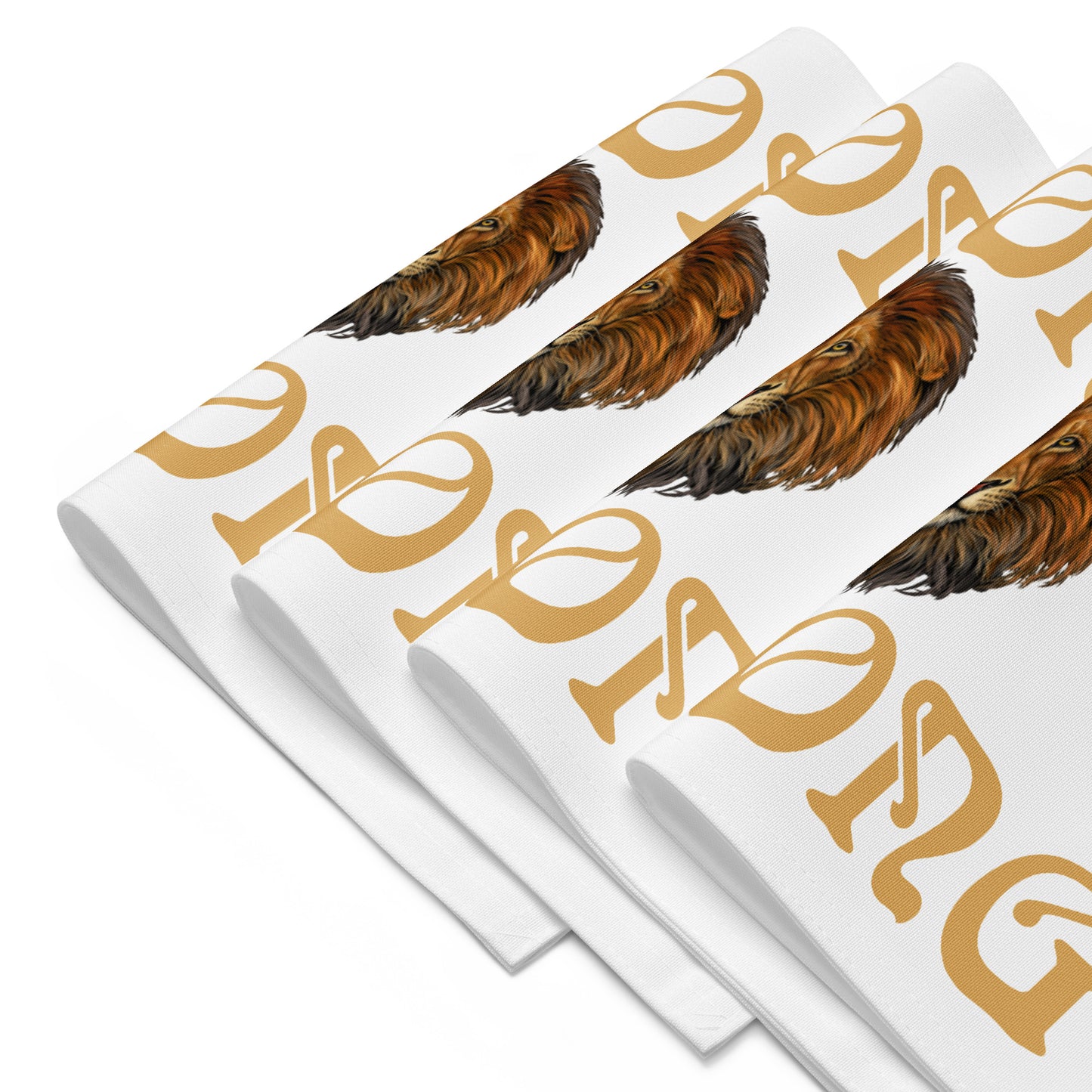“STRONG”White Placemat Set W/Fawn Font