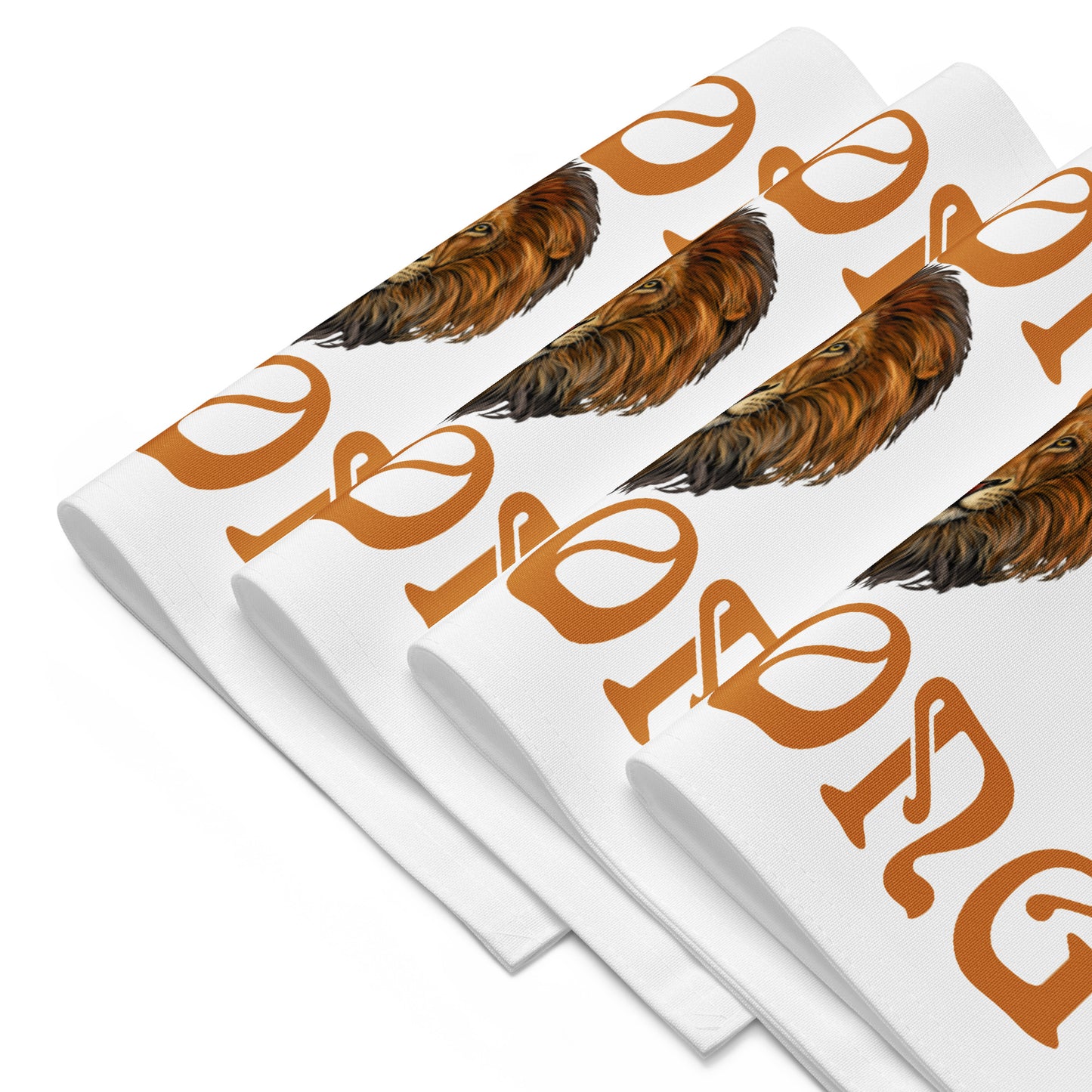 “STRONG”White Placemat Set W/Bronze Font