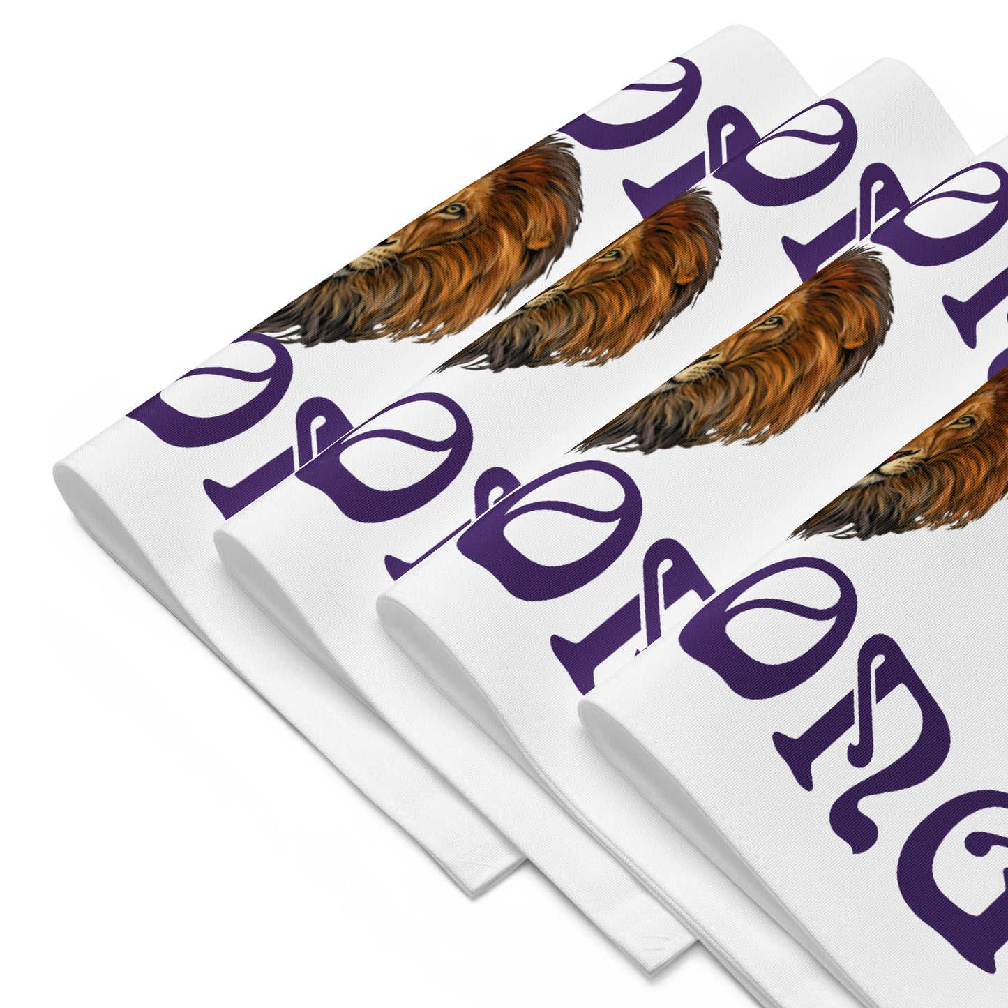 “STRONG”White Placemat Set W/Purple Font