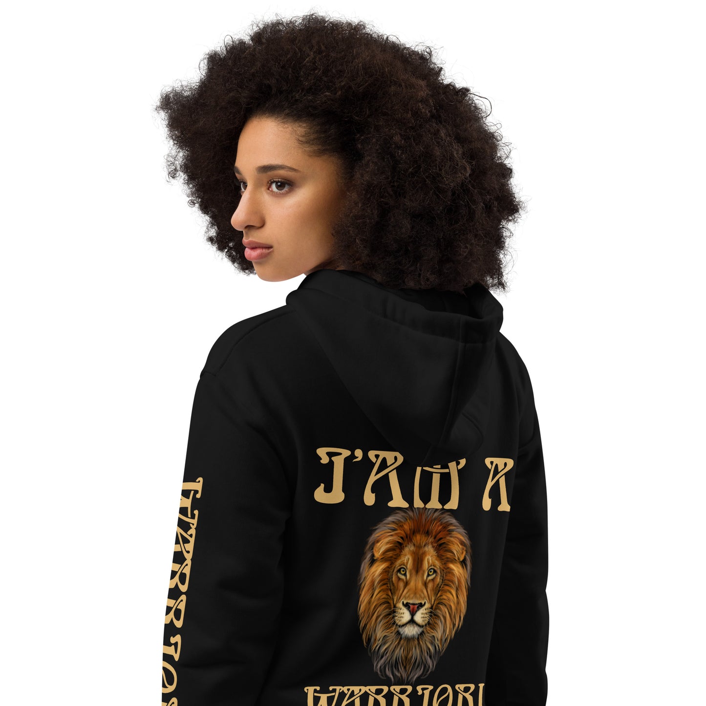 “I’AM A WARRIOR!” Women’s Premium Eco Hoodie W/Fawn Font