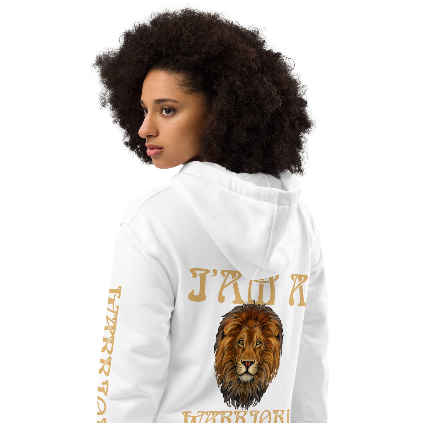 “I’AM A WARRIOR!” Women’s Premium Eco Hoodie W/Fawn Font