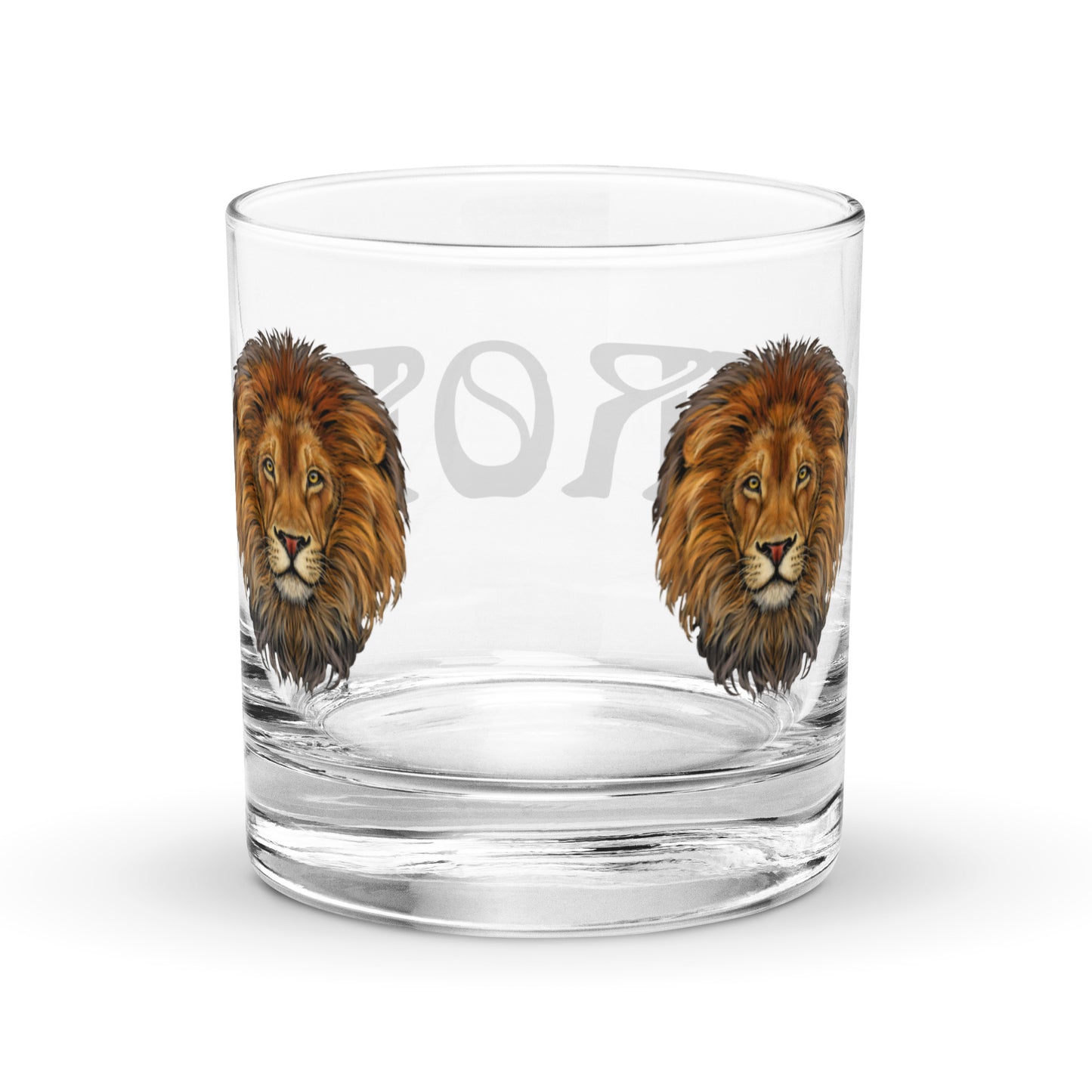 “STRONG”Rocks Glass W/Grey Font