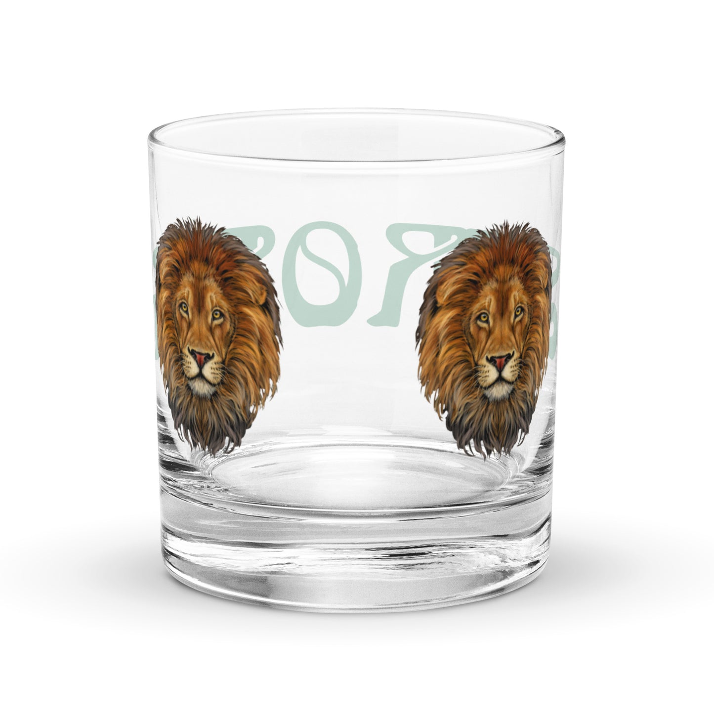 “STRONG”Rocks Glass W/Green Font