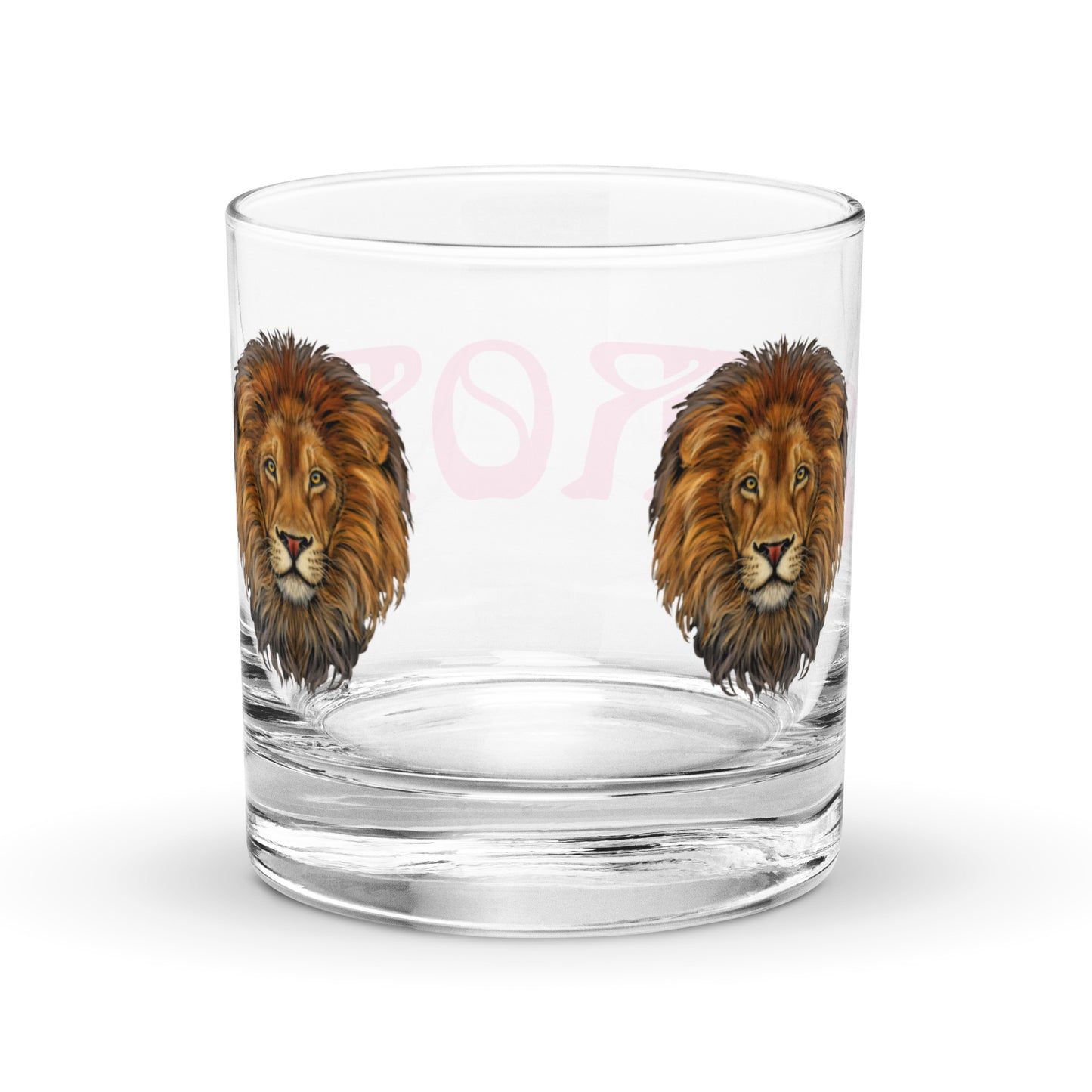 “STRONG”Rocks Glass W/Cotton Candy Font