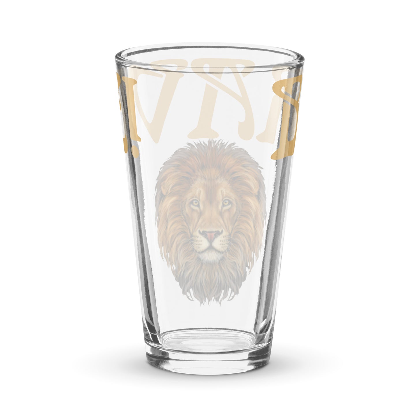 “BRAVE!”Shaker Pint Glass W/Fawn Font