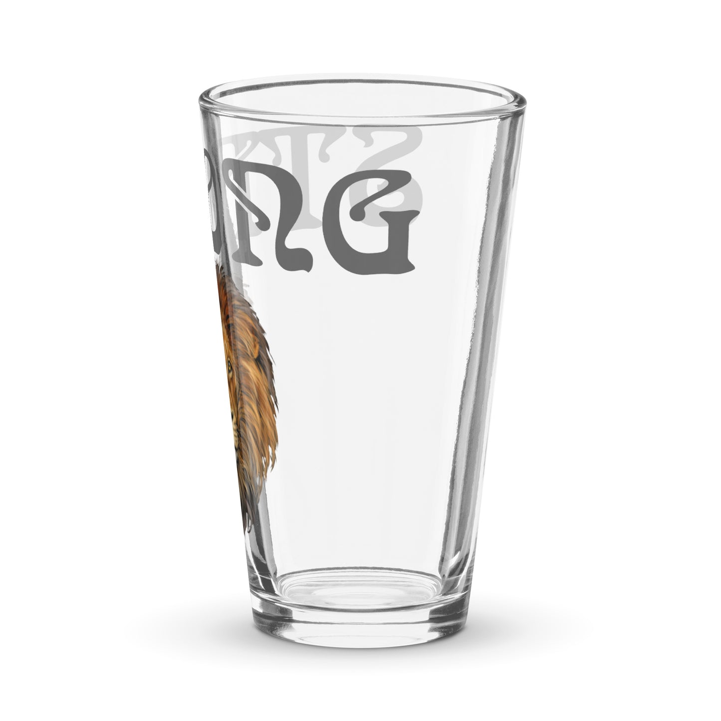 “STRONG”Shaker Pint Glass W/Grey Font