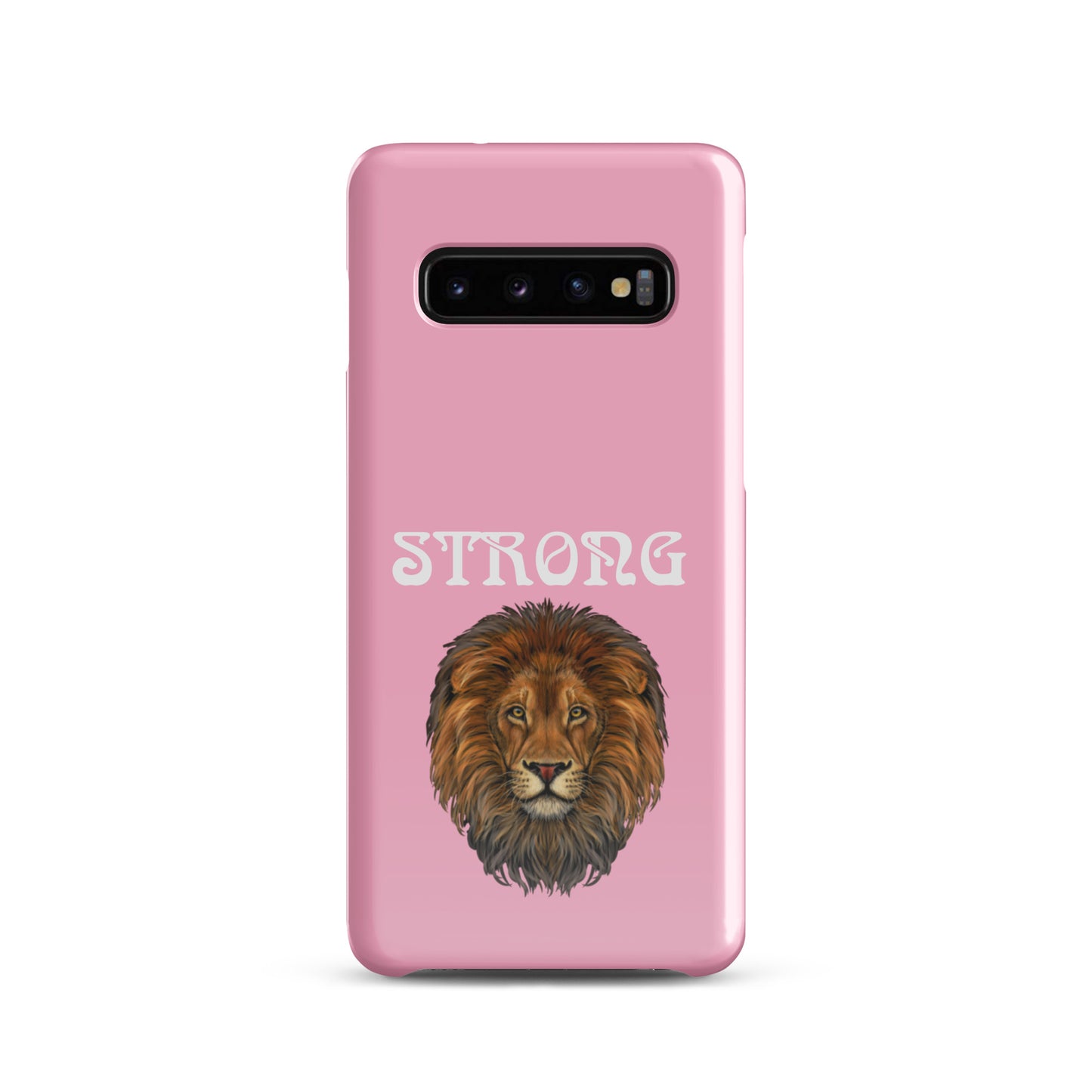 “STRONG”Cotton Candy Snap Case for Samsung®W/White Font
