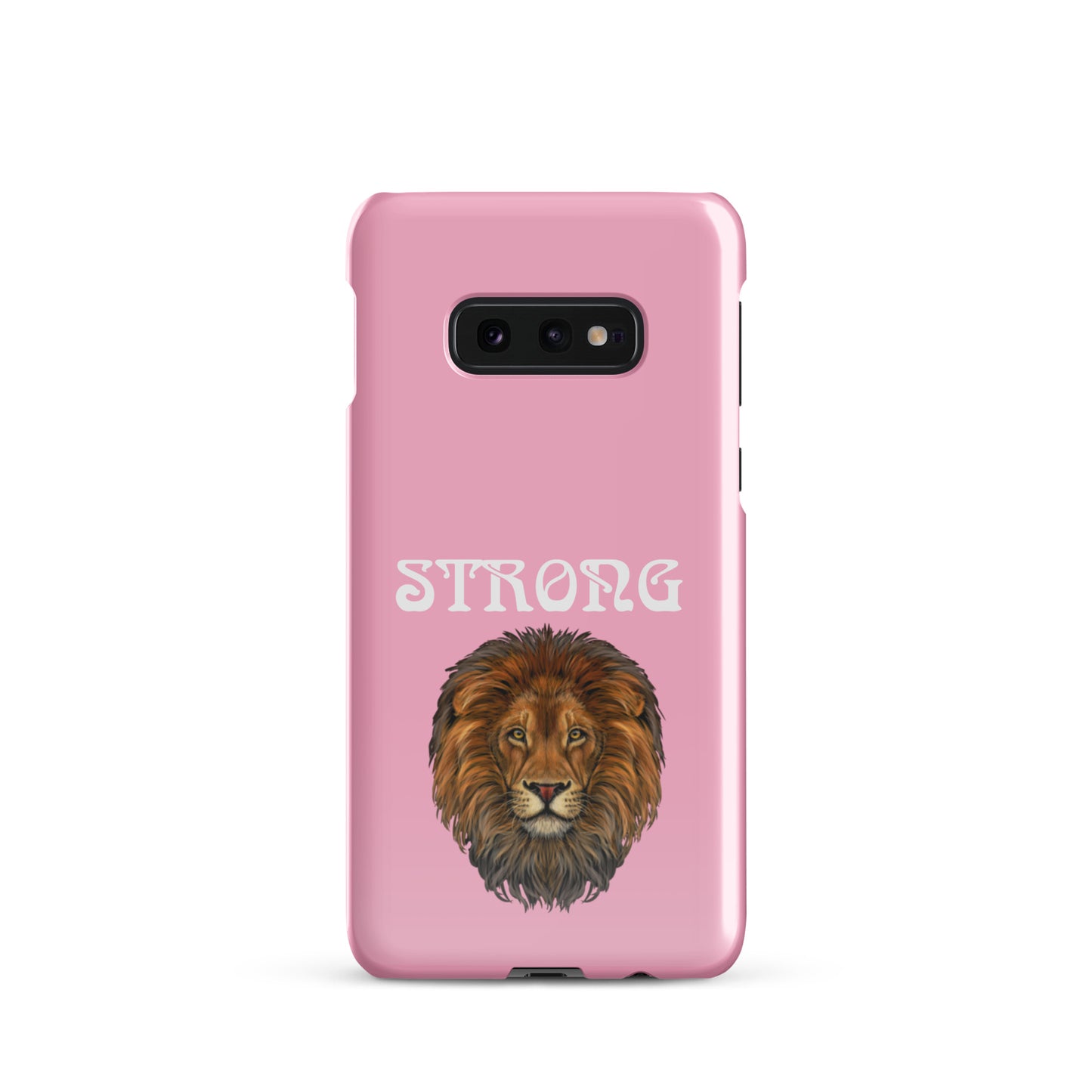 “STRONG”Cotton Candy Snap Case for Samsung®W/White Font