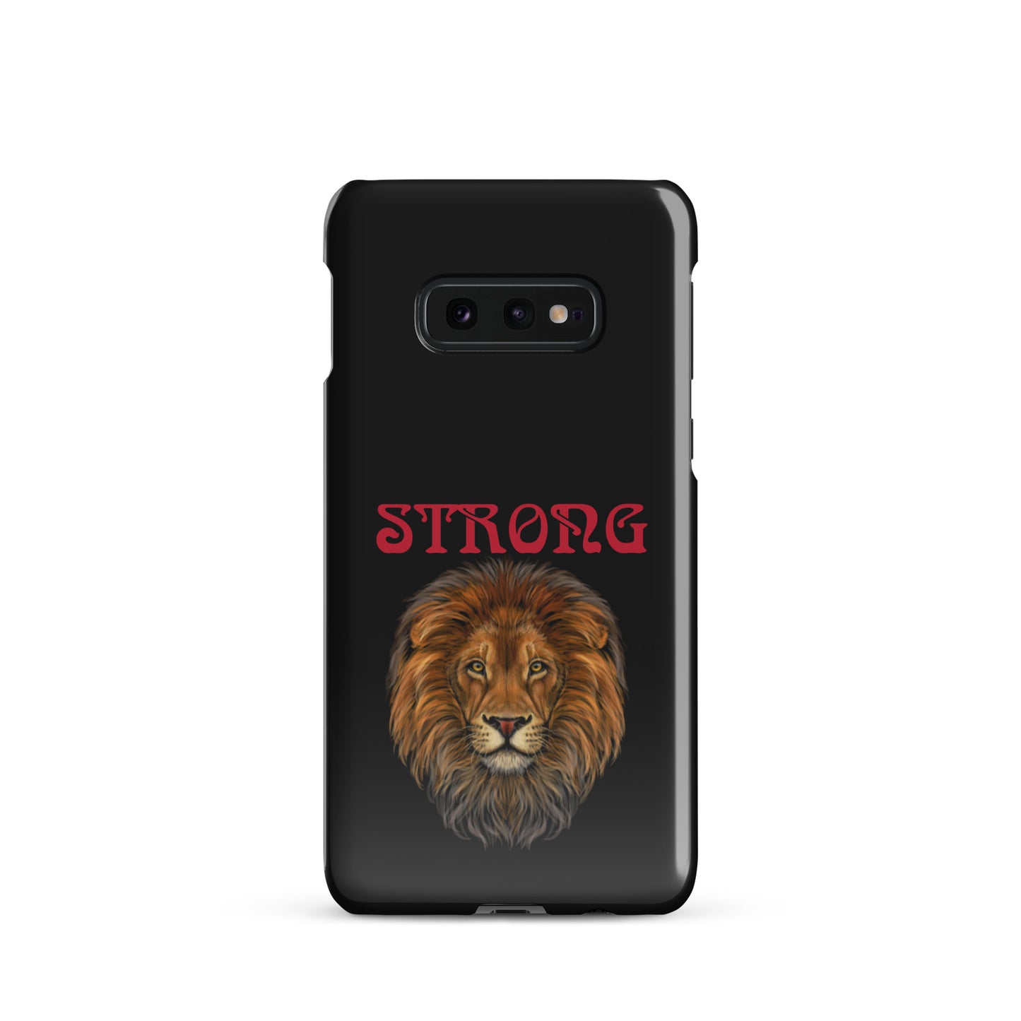 “STRONG”Black Snap Case for Samsung®W/Red Font