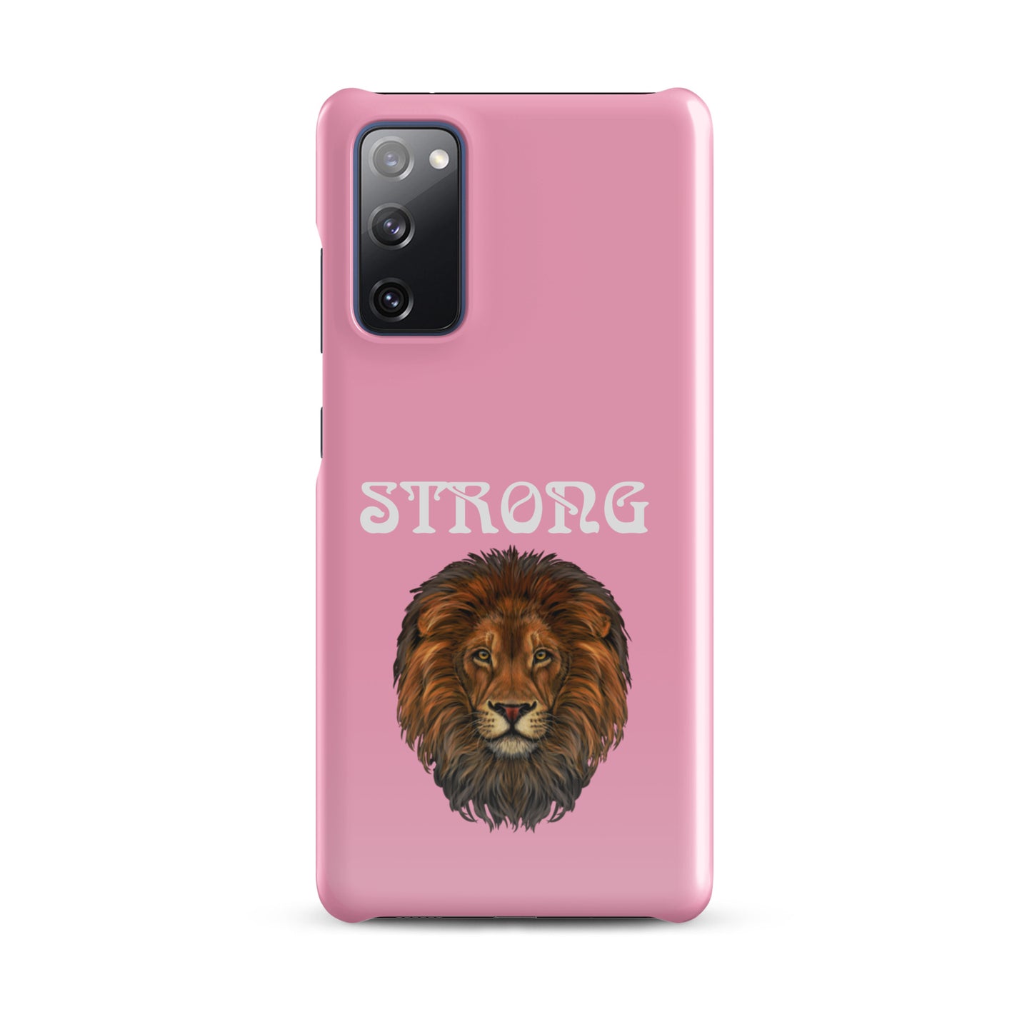 “STRONG”Cotton Candy Snap Case for Samsung®W/White Font