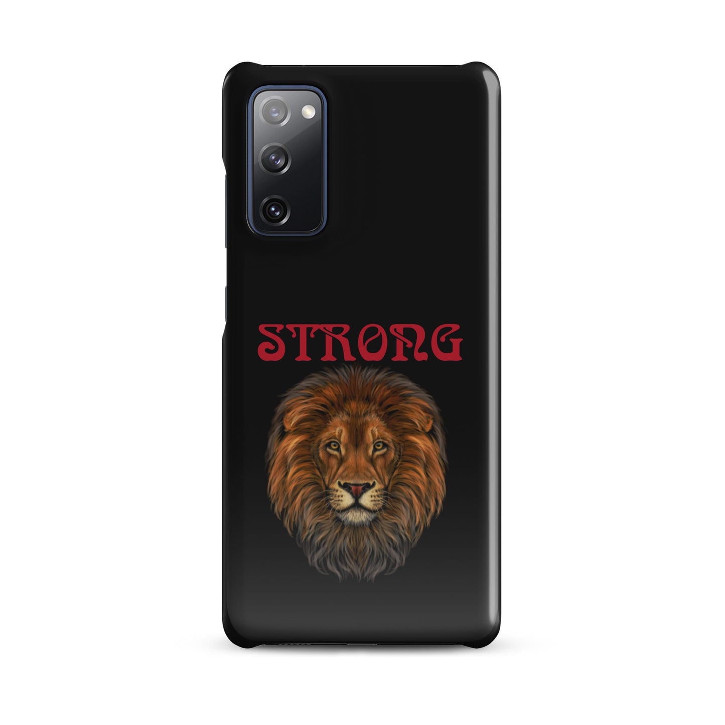 “STRONG”Black Snap Case for Samsung®W/Red Font