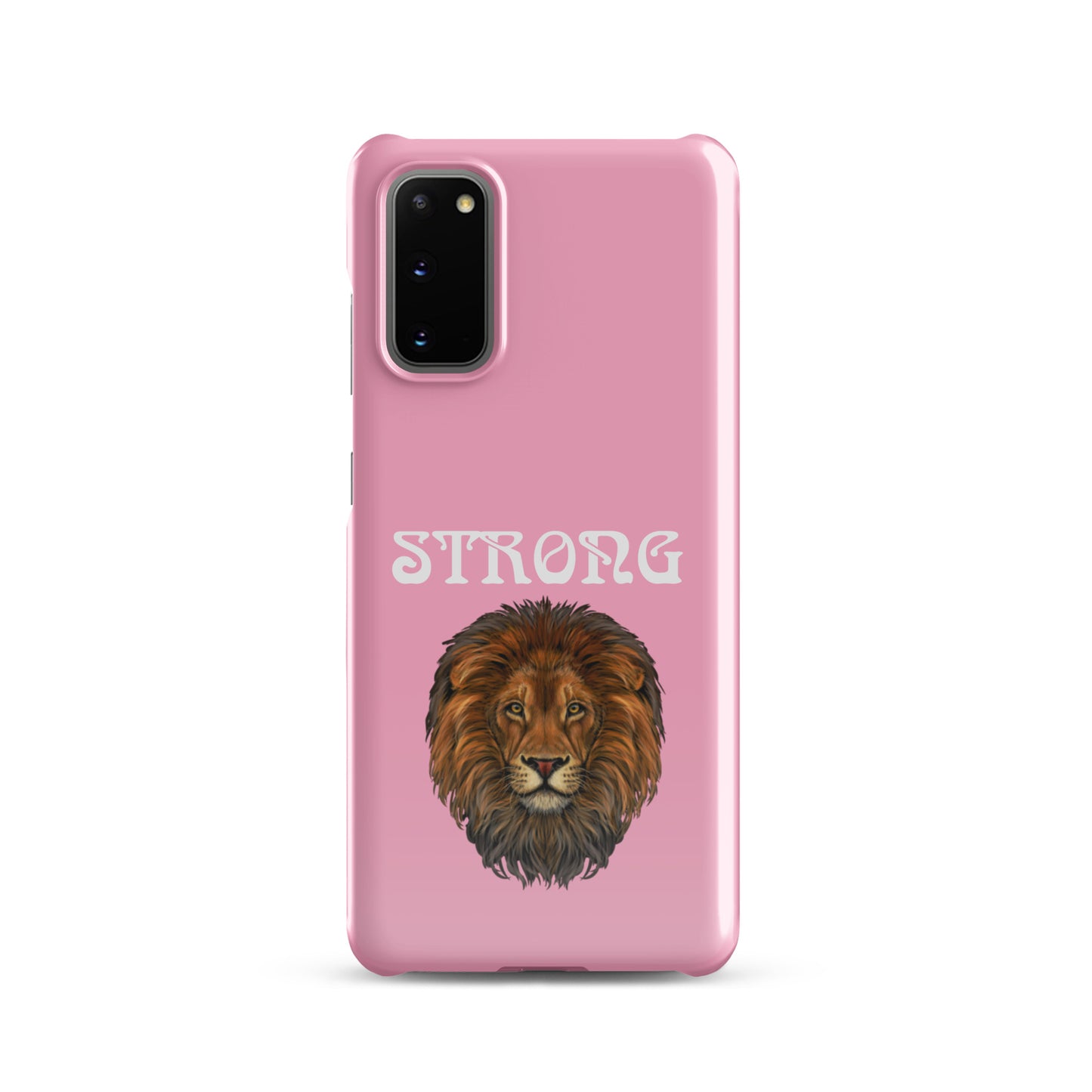 “STRONG”Cotton Candy Snap Case for Samsung®W/White Font