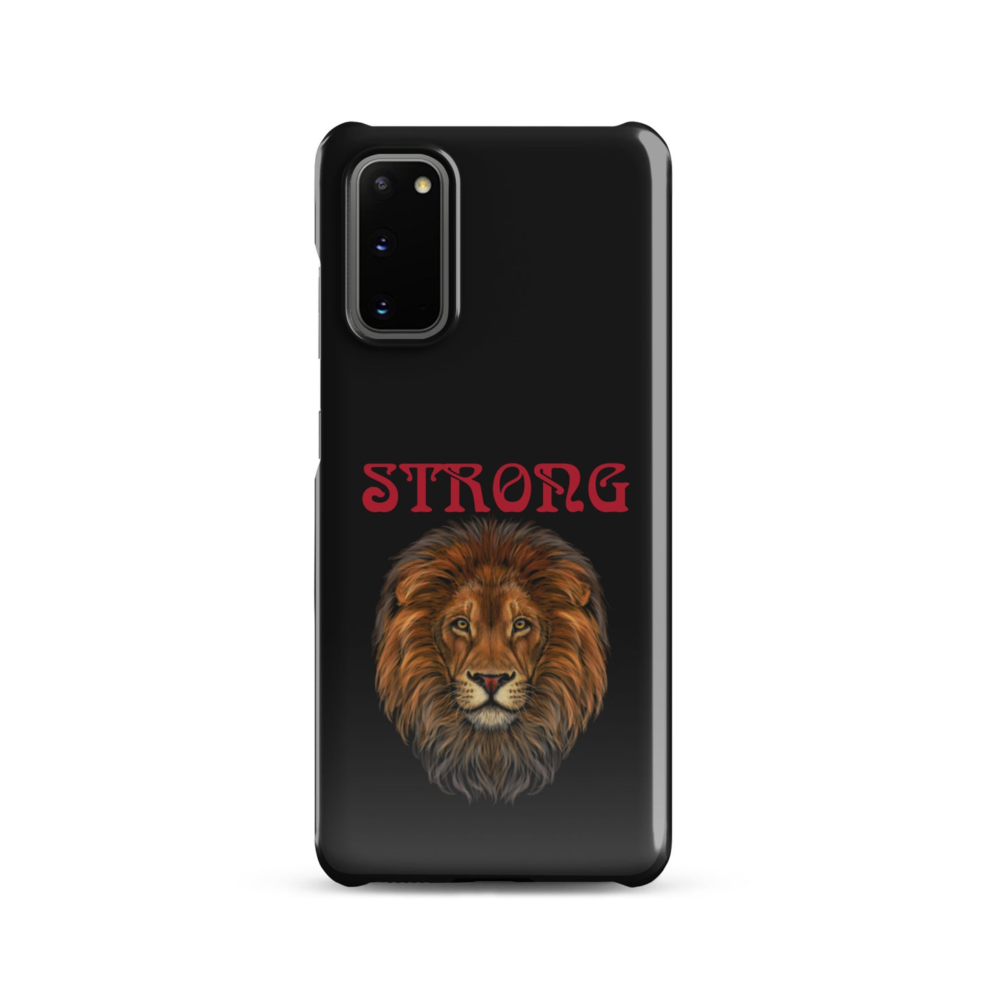 “STRONG”Black Snap Case for Samsung®W/Red Font