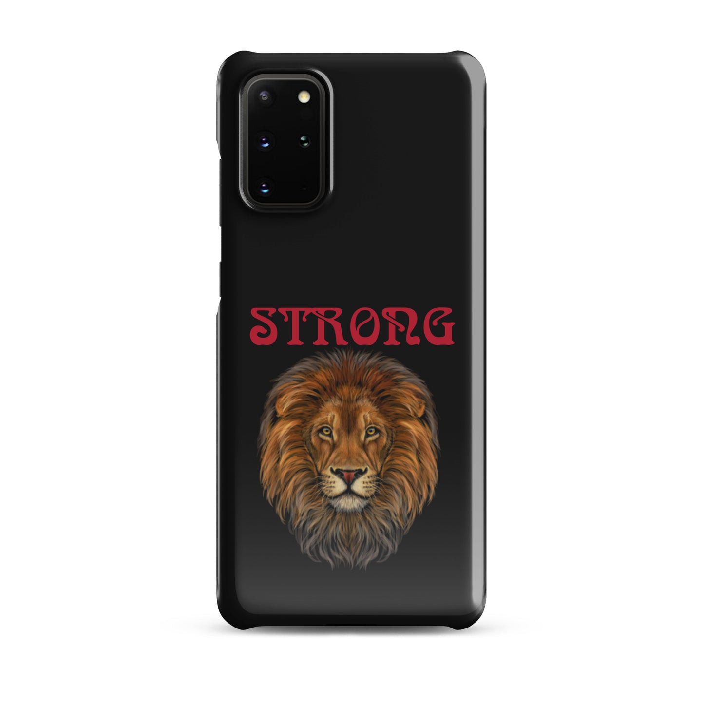 “STRONG”Black Snap Case for Samsung®W/Red Font