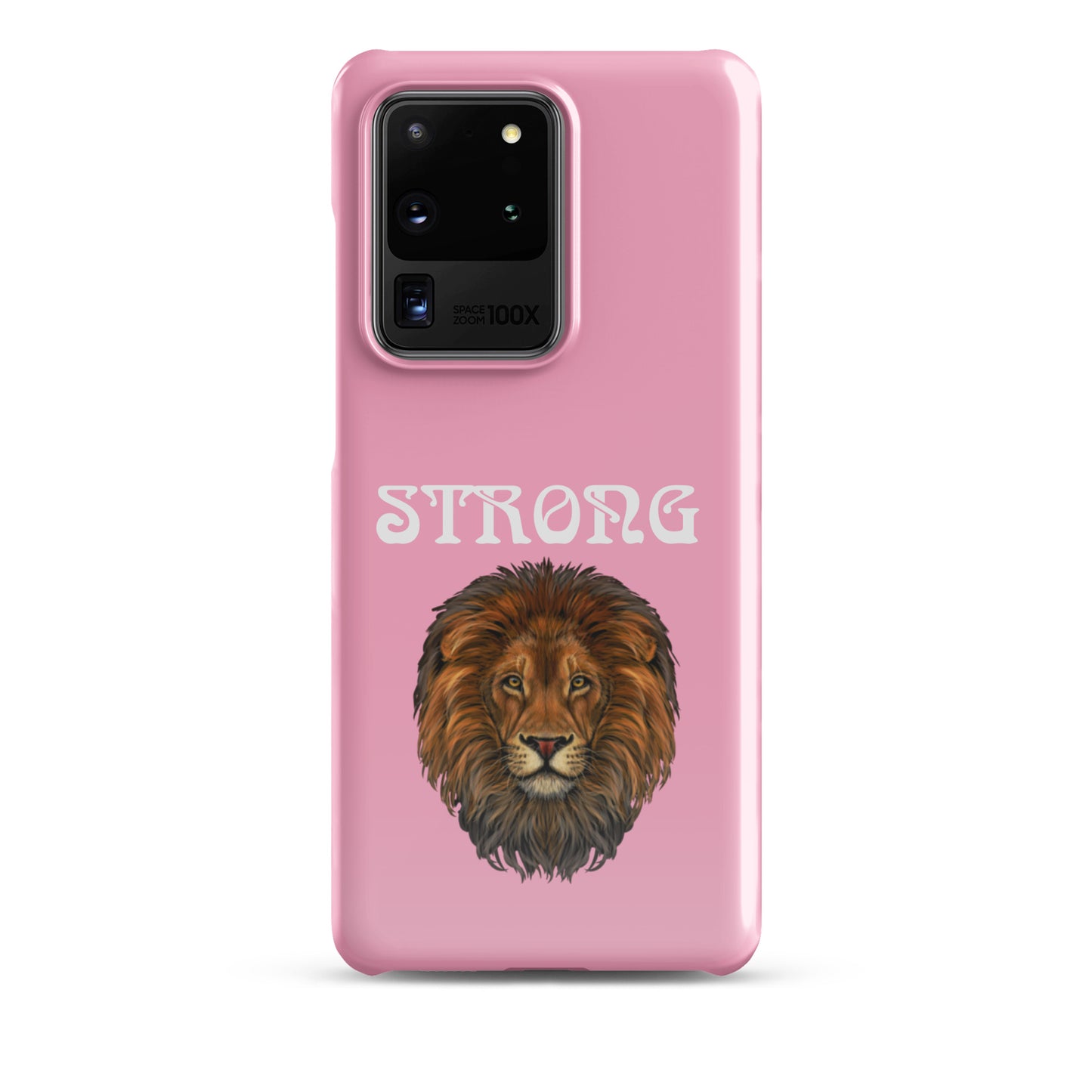 “STRONG”Cotton Candy Snap Case for Samsung®W/White Font