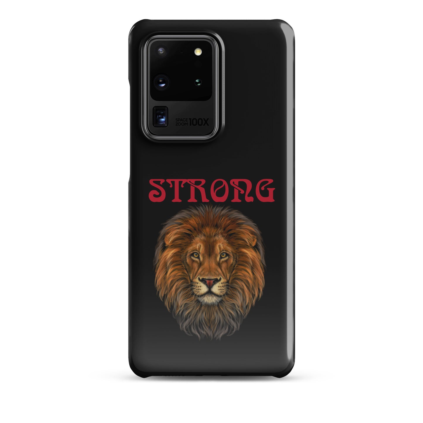 “STRONG”Black Snap Case for Samsung®W/Red Font