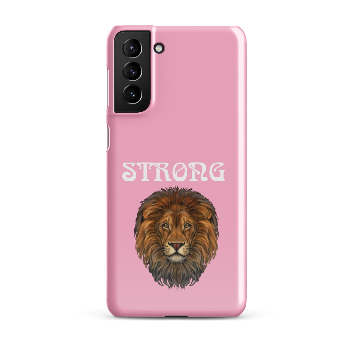 “STRONG”Cotton Candy Snap Case for Samsung®W/White Font