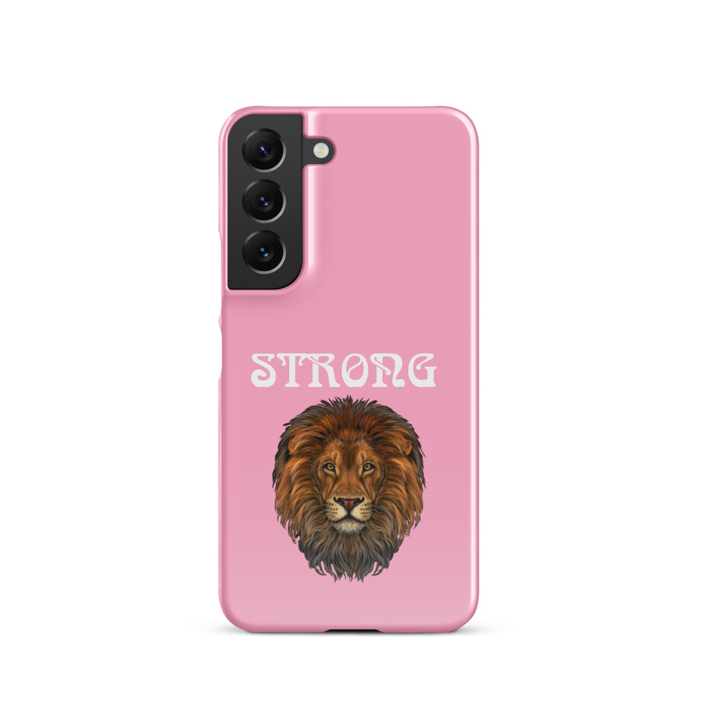 “STRONG”Cotton Candy Snap Case for Samsung®W/White Font