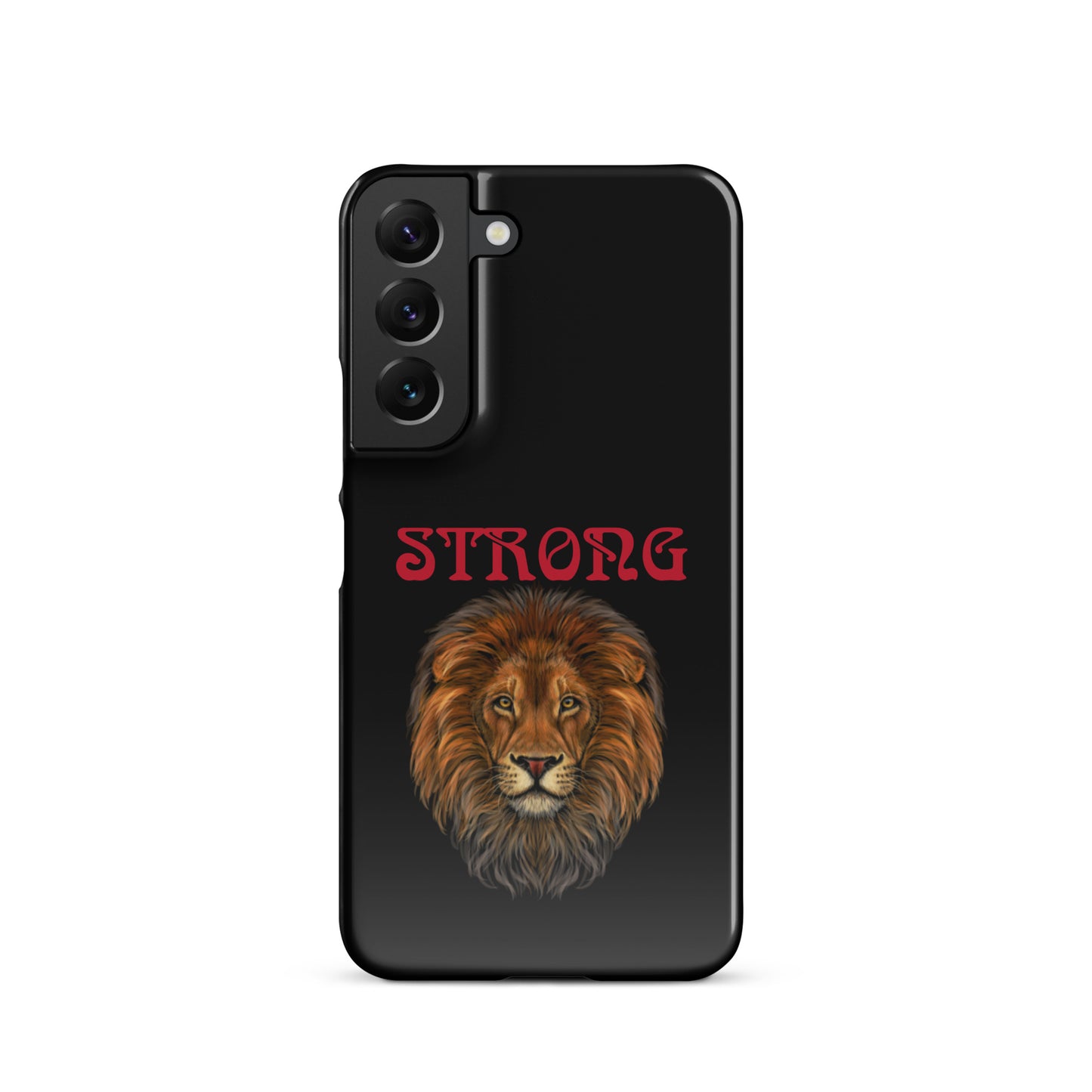 “STRONG”Black Snap Case for Samsung®W/Red Font