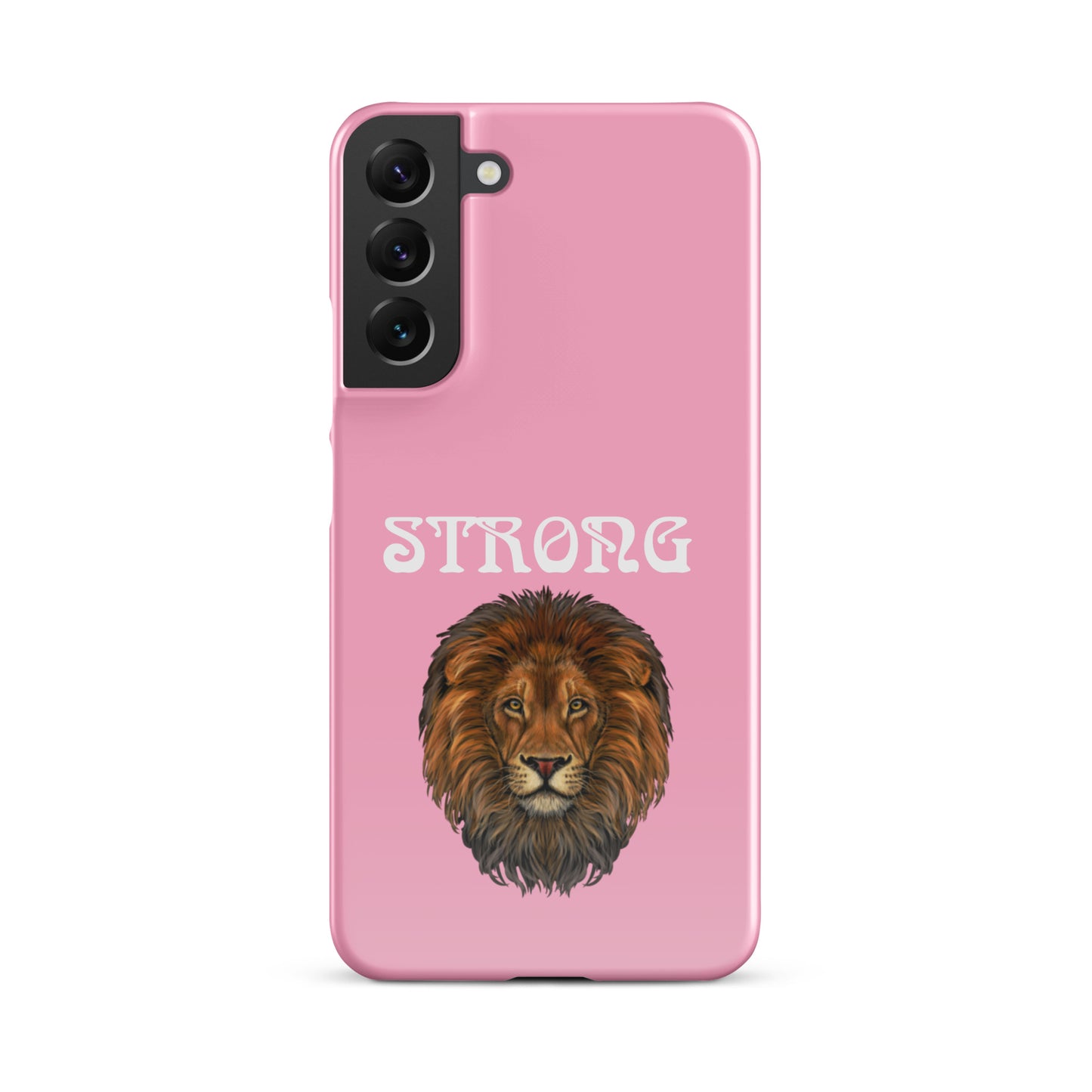 “STRONG”Cotton Candy Snap Case for Samsung®W/White Font