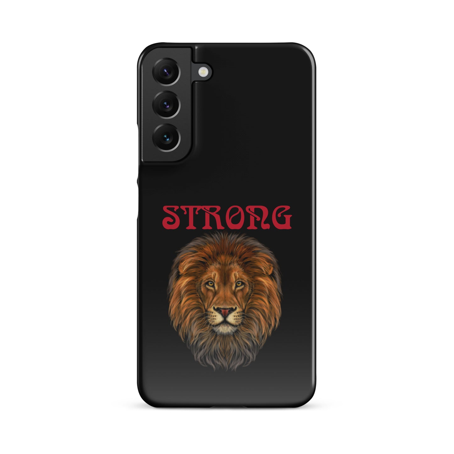 “STRONG”Black Snap Case for Samsung®W/Red Font