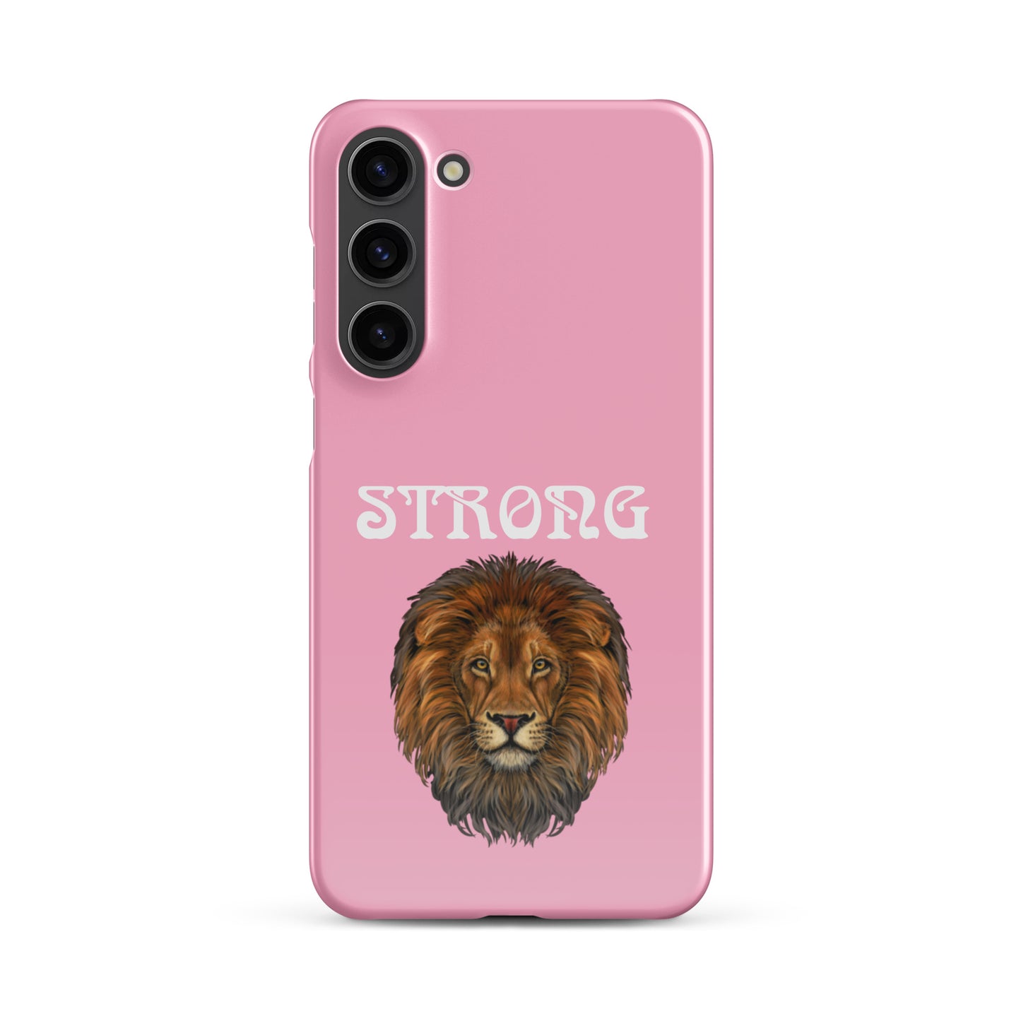“STRONG”Cotton Candy Snap Case for Samsung®W/White Font
