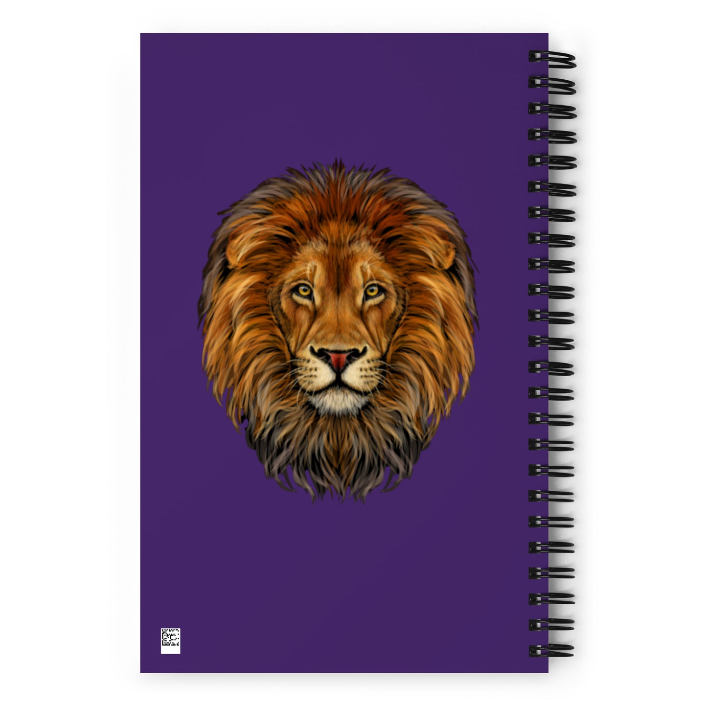 “IAM”Purple Spiral Notebook W/White Font
