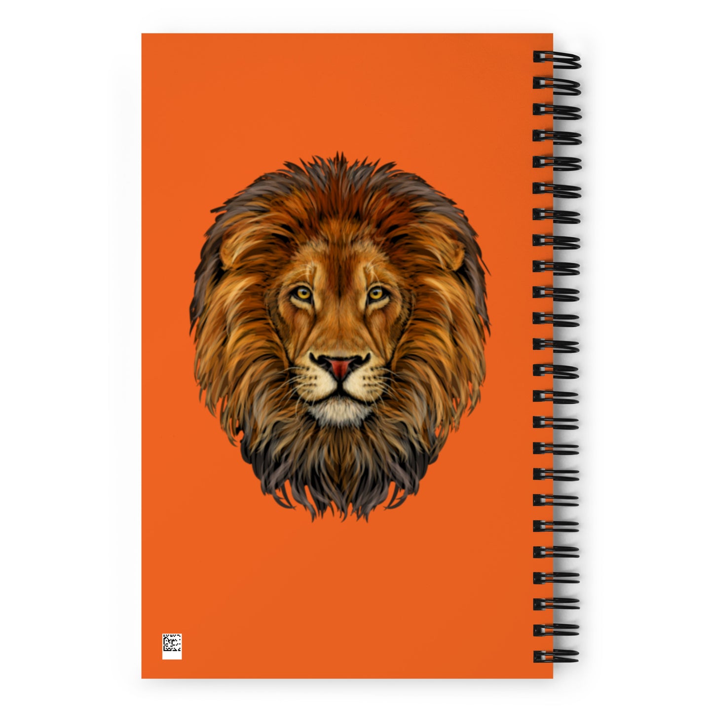 “IAM”Orange Spiral Notebook W/White Font