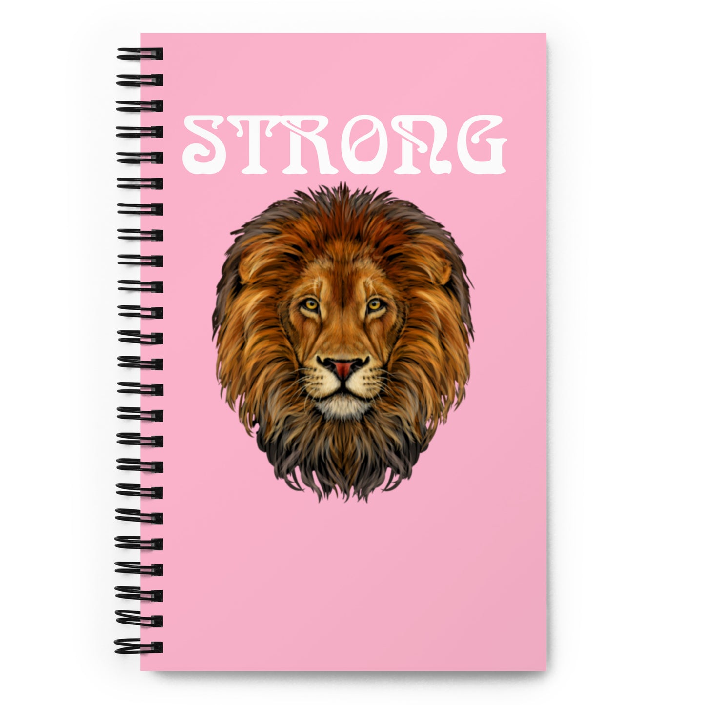 “STRONG”Cotton Candy Spiral Notebook
