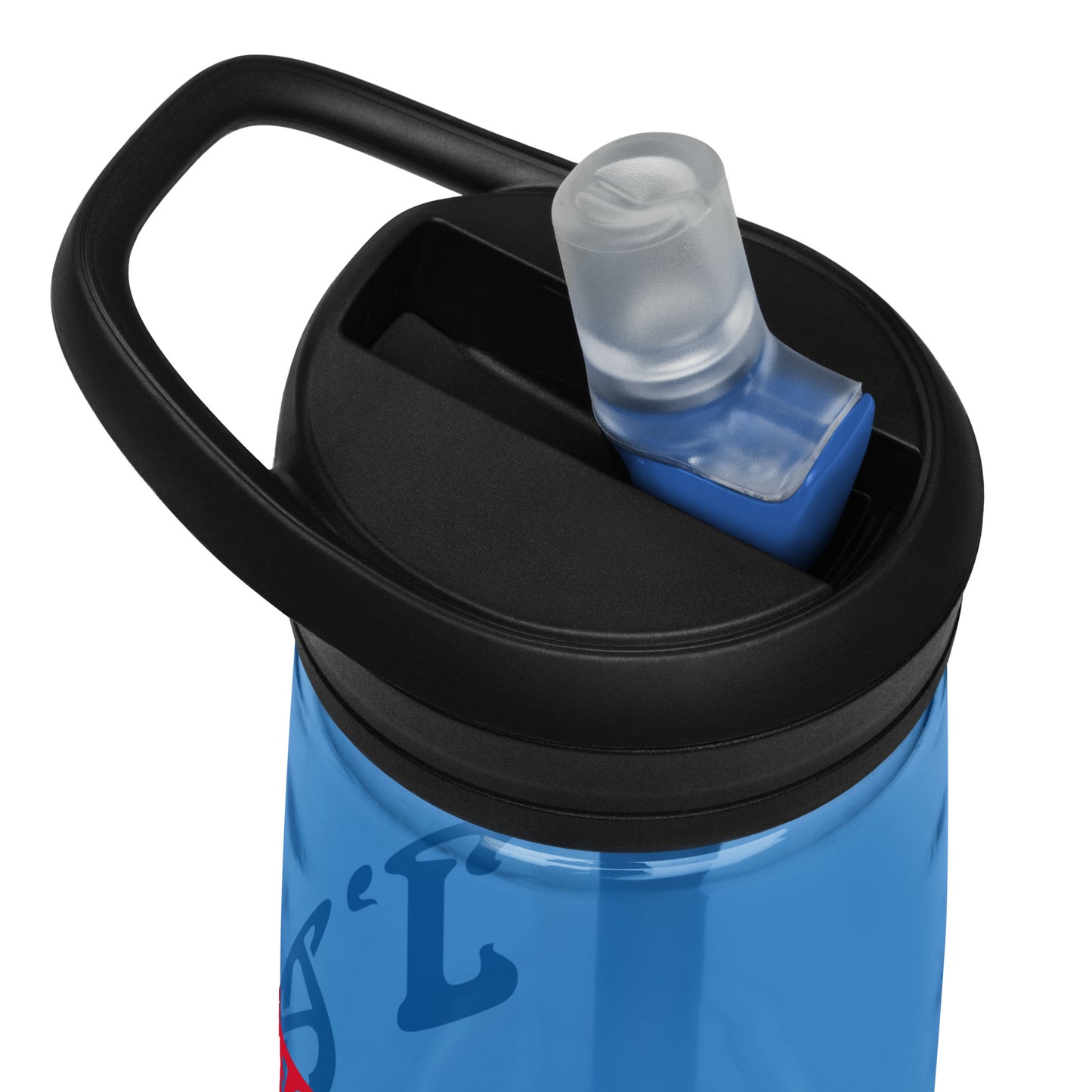 “I’AM STRONG!” Sports Water Bottle W/Red Font