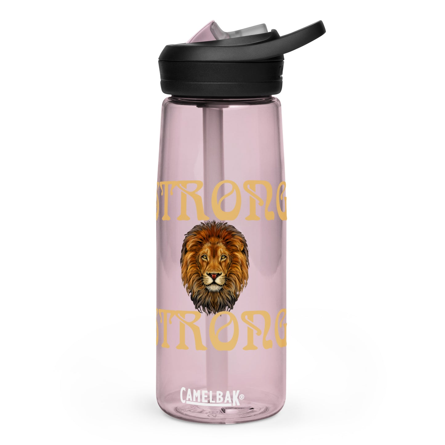 “STRONG” Sports Water Bottle W/Fawn Font