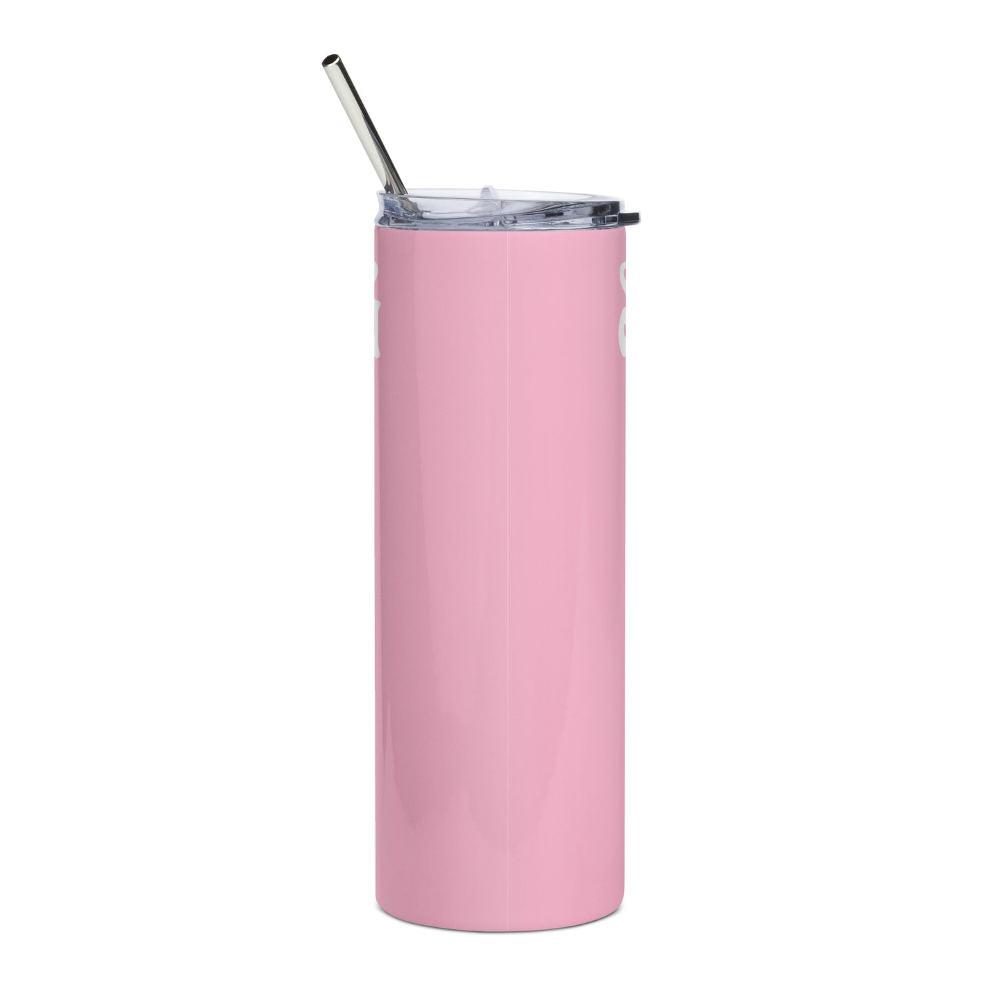 “STRONG”Cotton Candy Stainless Steel Tumbler W/White Font