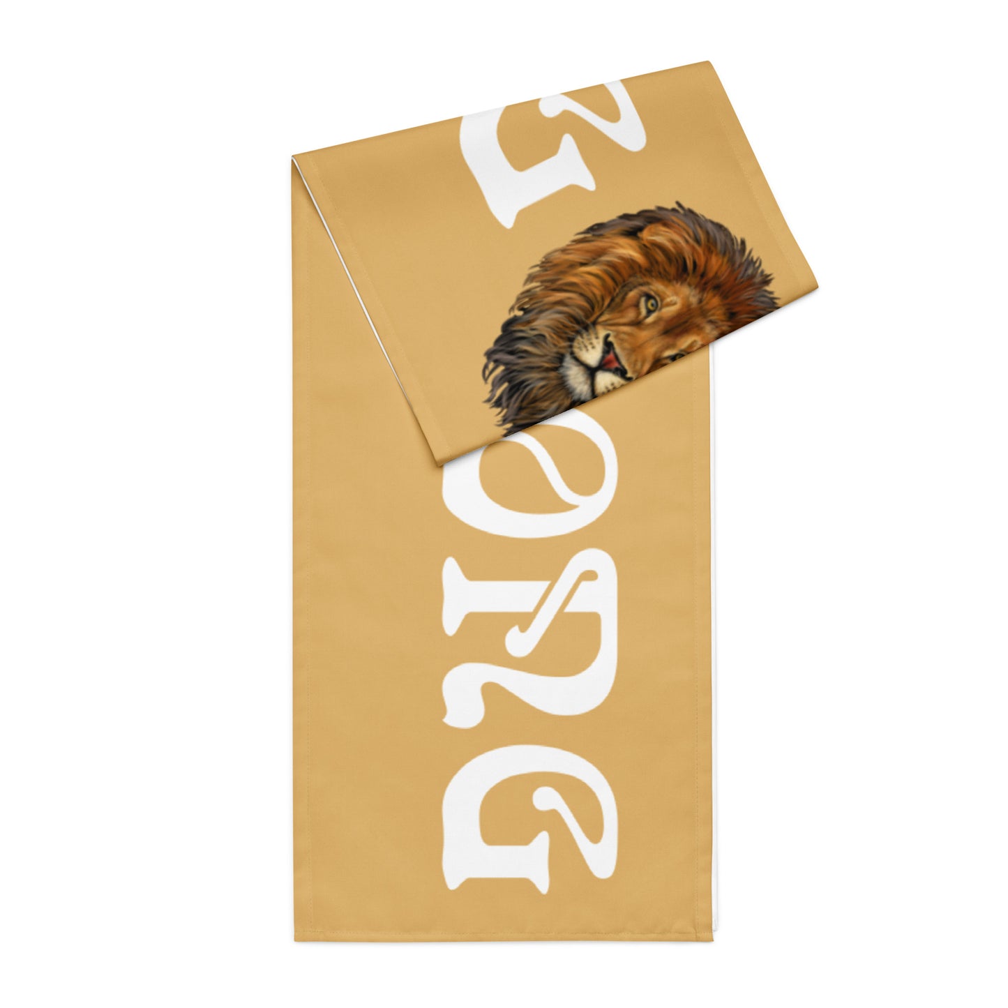 “STRONG”Fawn Table Runner W/White Font